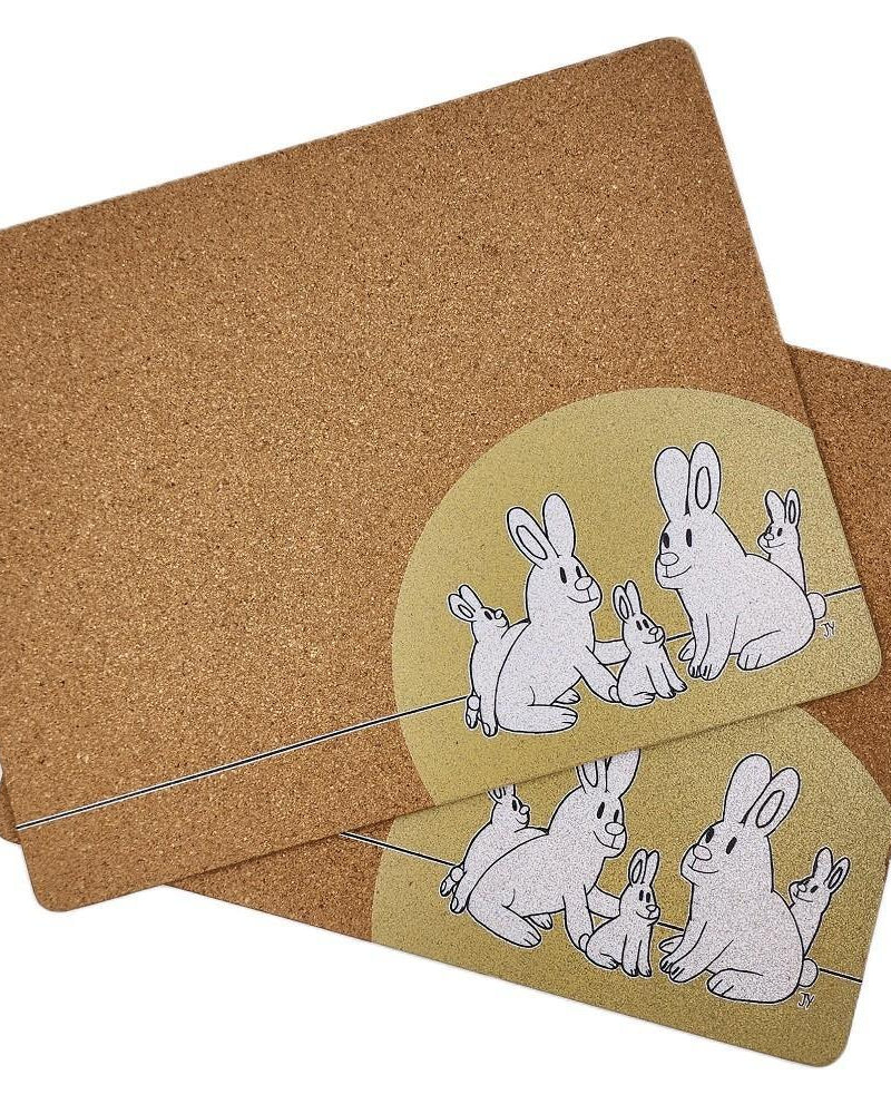 THE ANIMAL PROJECT | Placmat (Set of 2) Rabbit