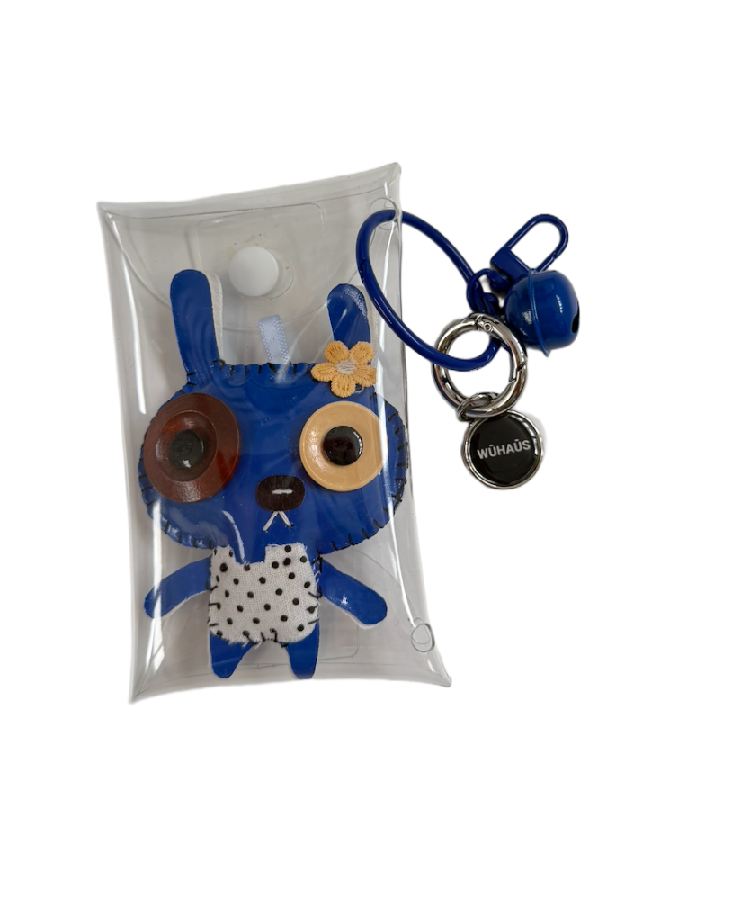 WU HAUS | Bag Charm | Boggle/ Blue Rabbit