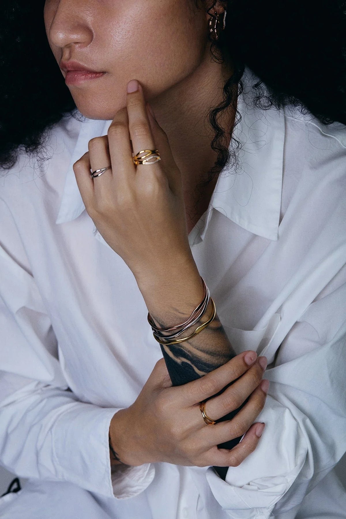 RINA LEE | Flow Single Cuff Bracelet
