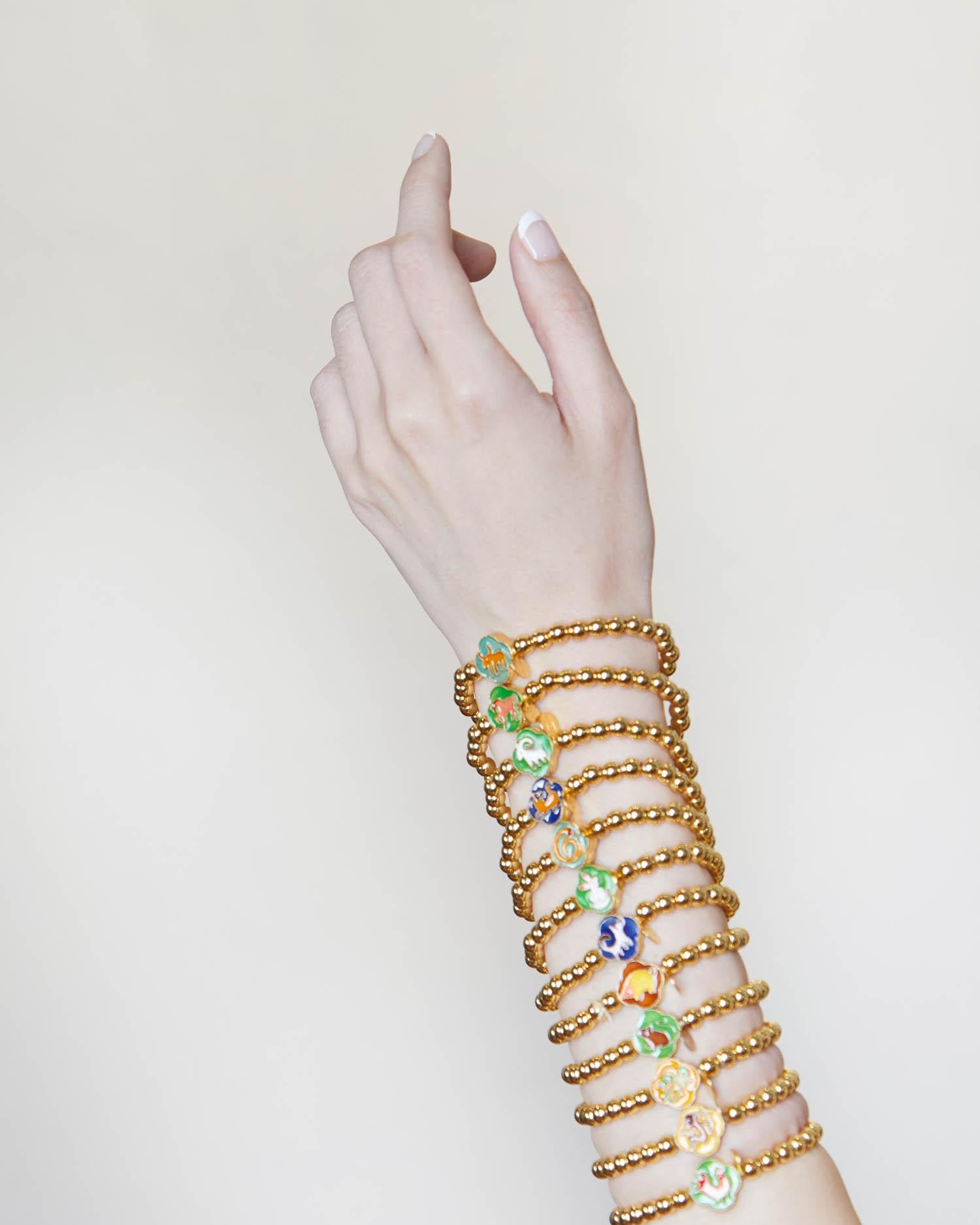 MARILYN TAN JEWELLERY | Lucky Zodiac Gold Charm Bracelet