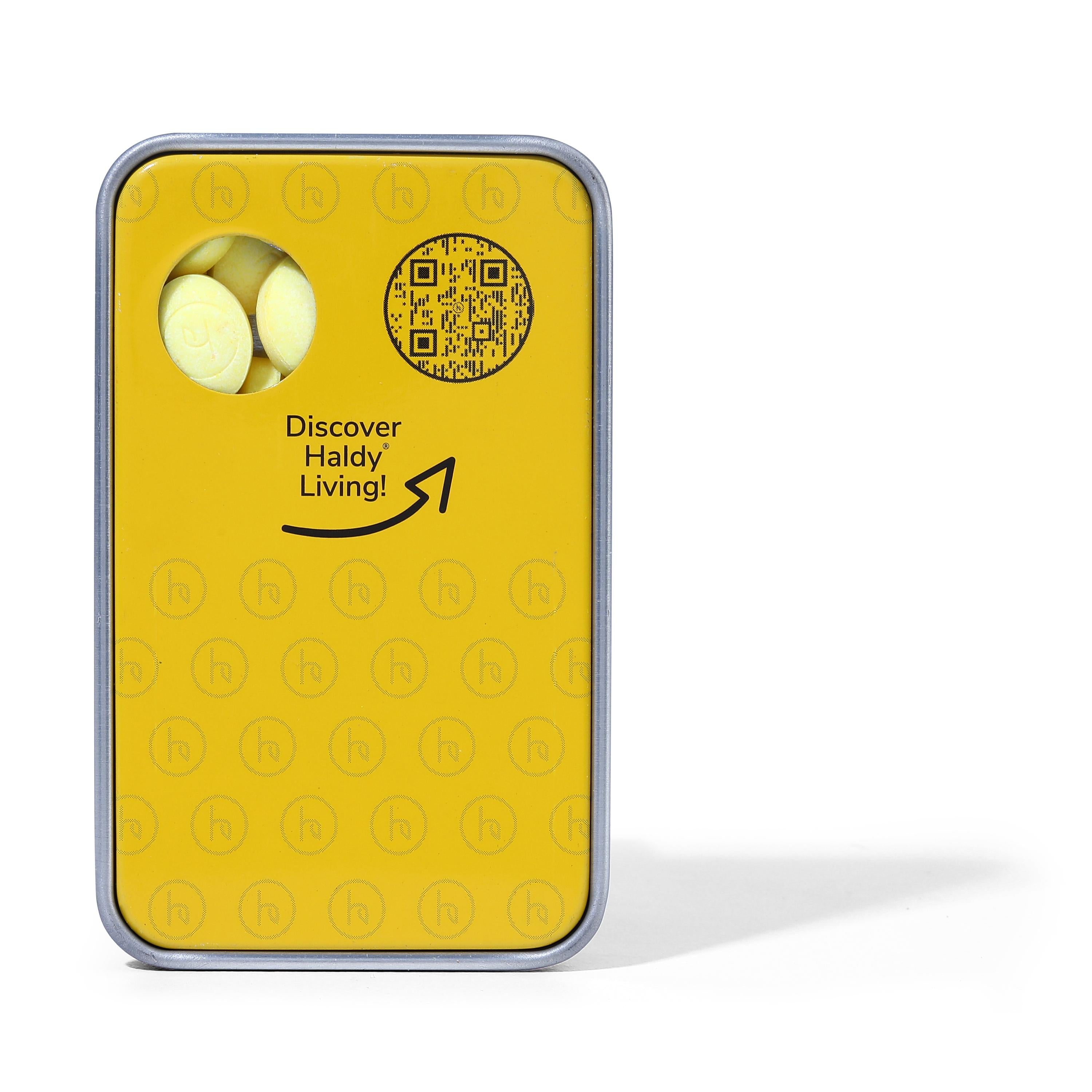 HALDY | Sugarfree Turmeric Mints - Lemon (Single Pack)