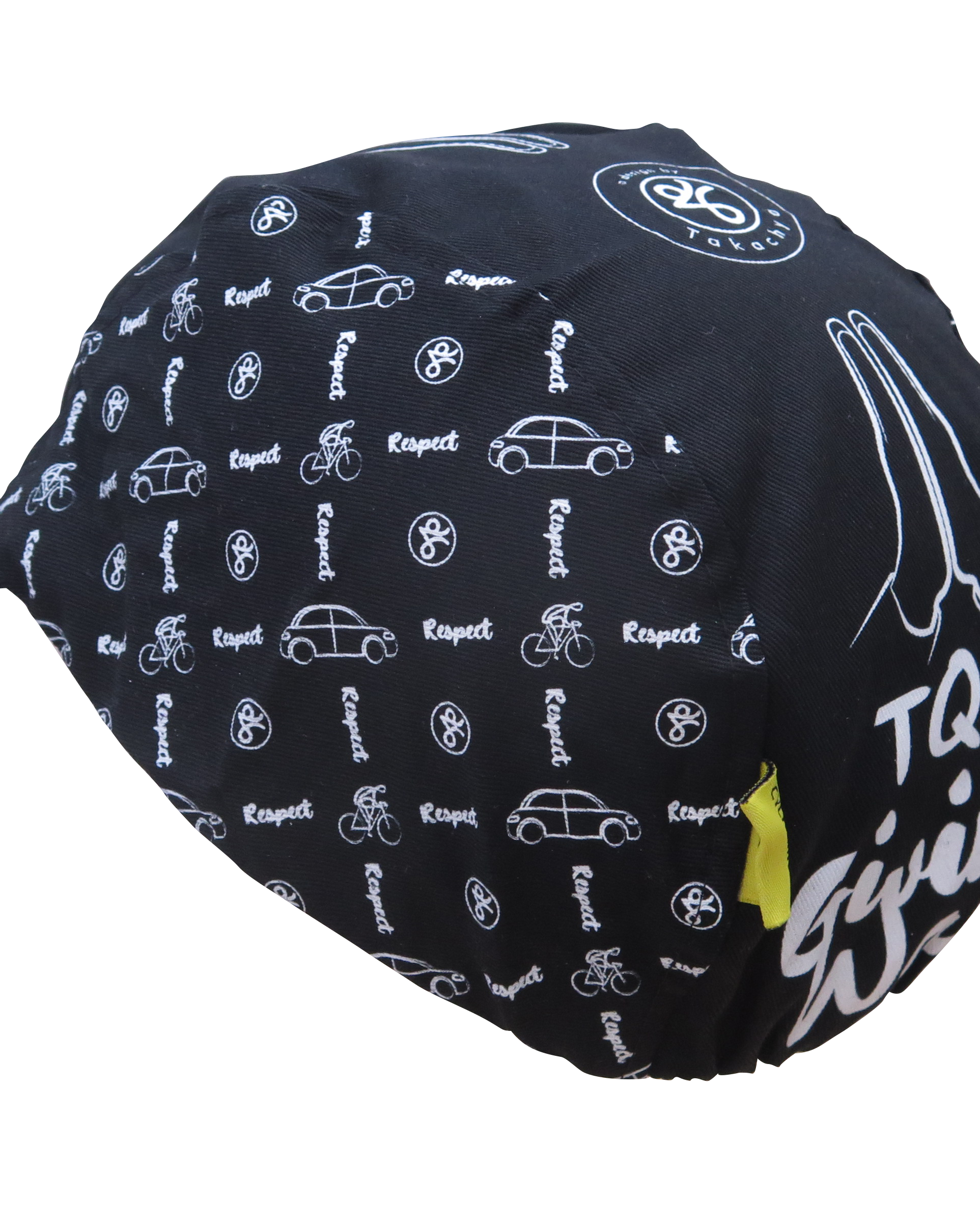 A DESIGN BY TAKACHYA | Cycling Cap - Safe Distance Black