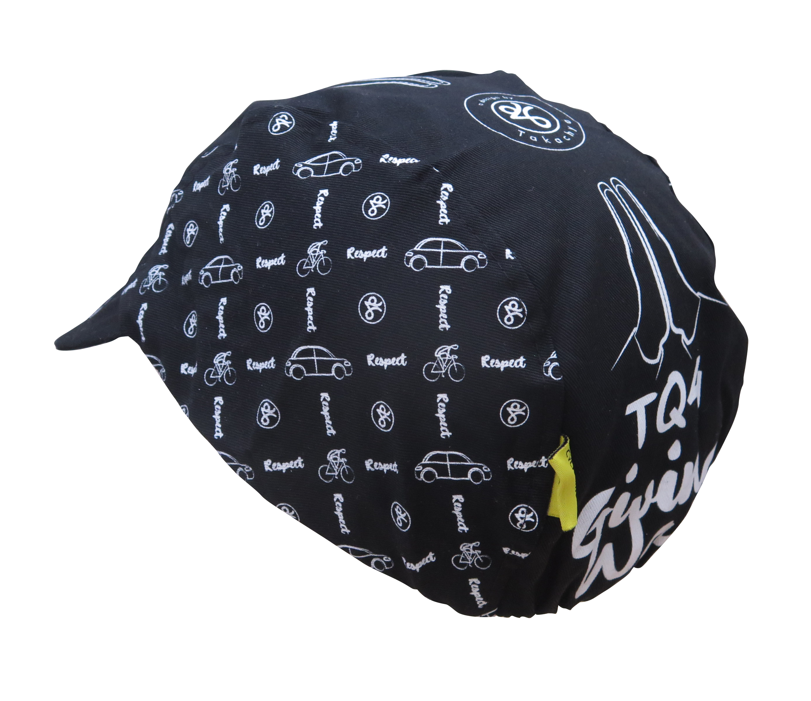A DESIGN BY TAKACHYA | Cycling Cap - Safe Distance Black