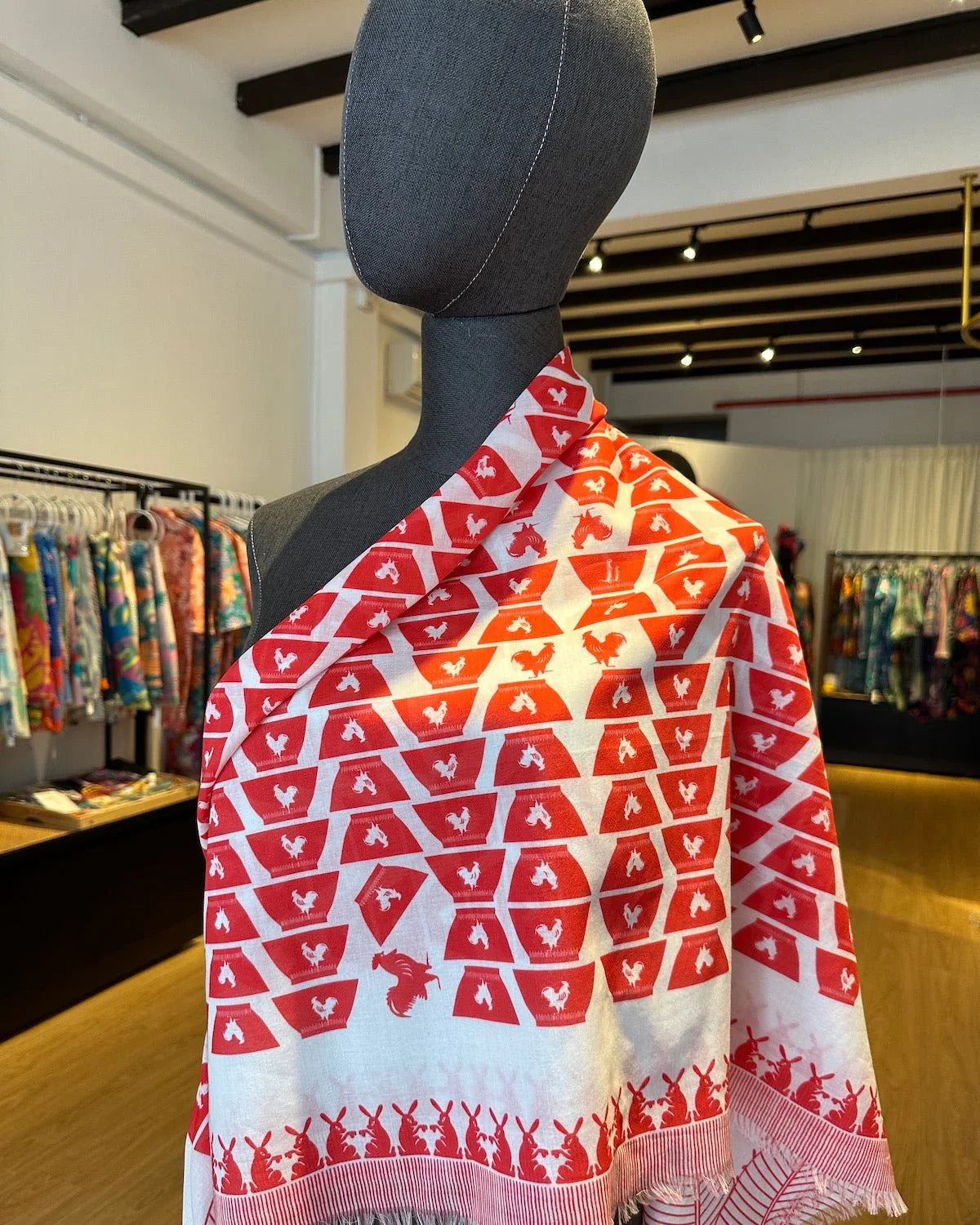 BINARY STYLE | Taste of Nostalgia 115x115cm Square Scarf