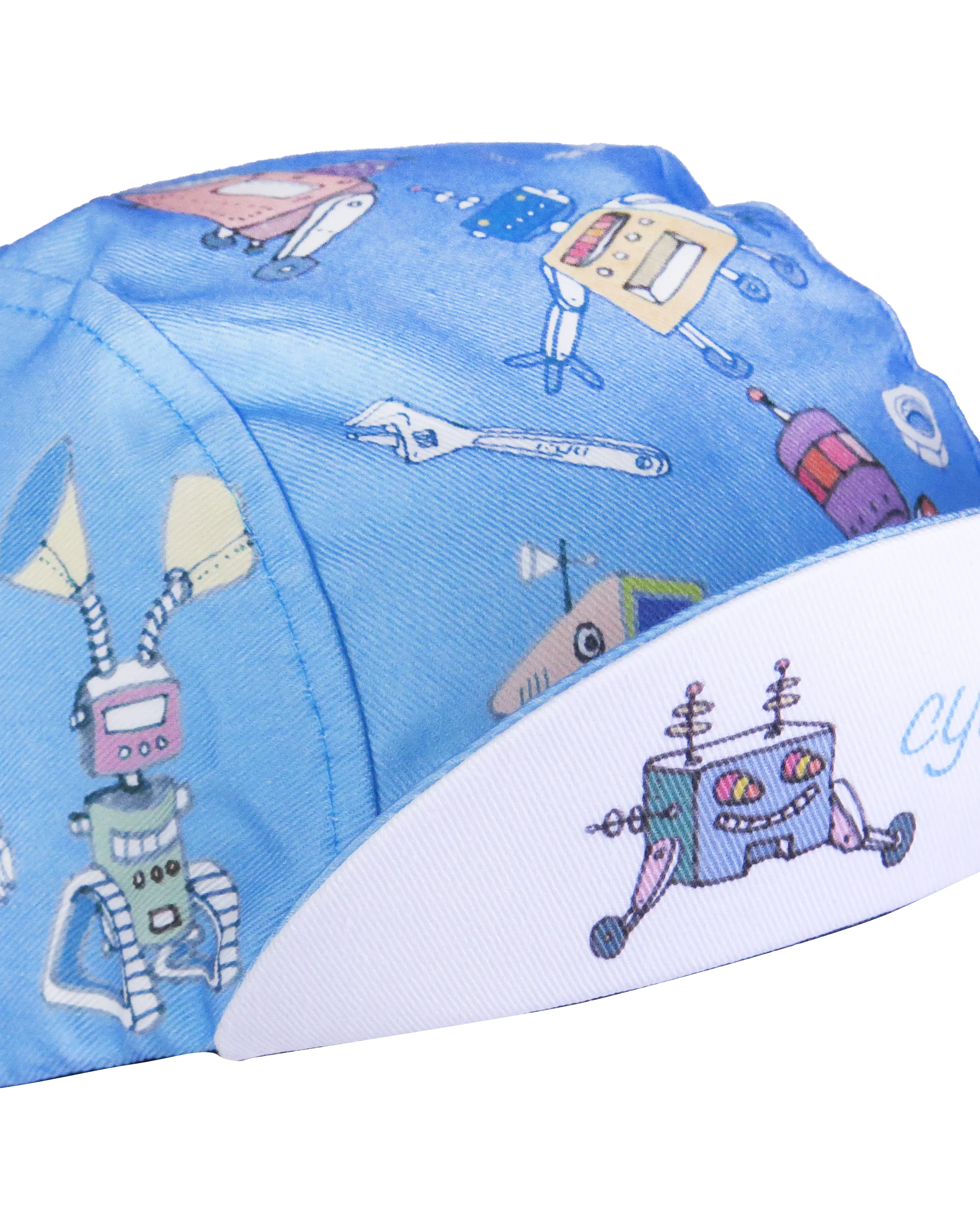 A DESIGN BY TAKACHYA | Faizal Caricatures x TKC Blue Robot Cycling Cap