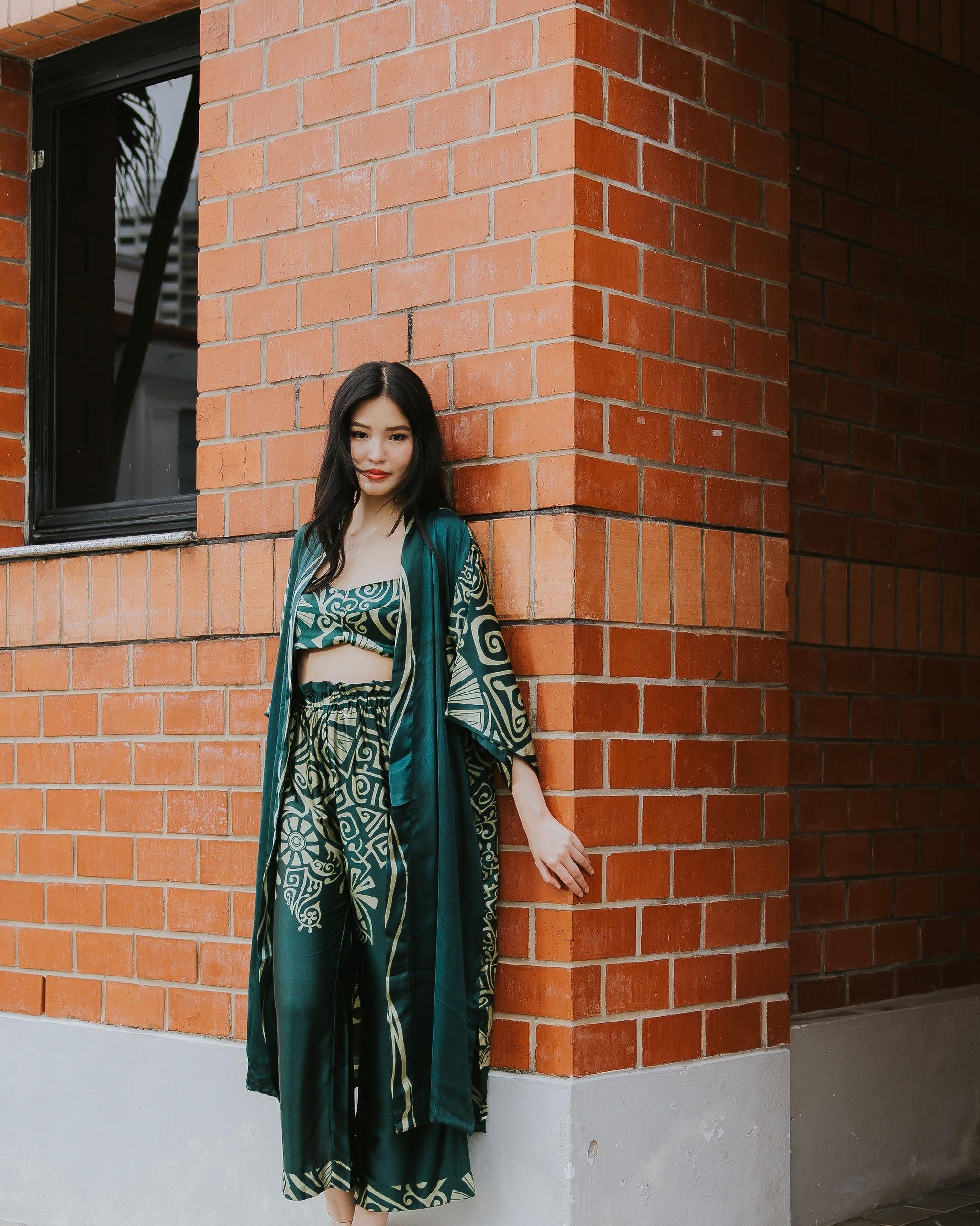 RAJA RANI | Modal Silk Long Kimono