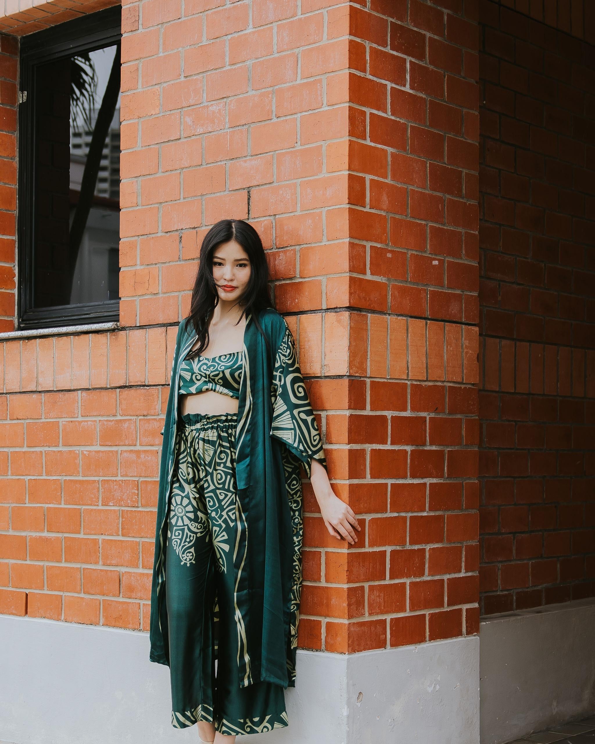 RAJA RANI | Modal Silk Long Kimono