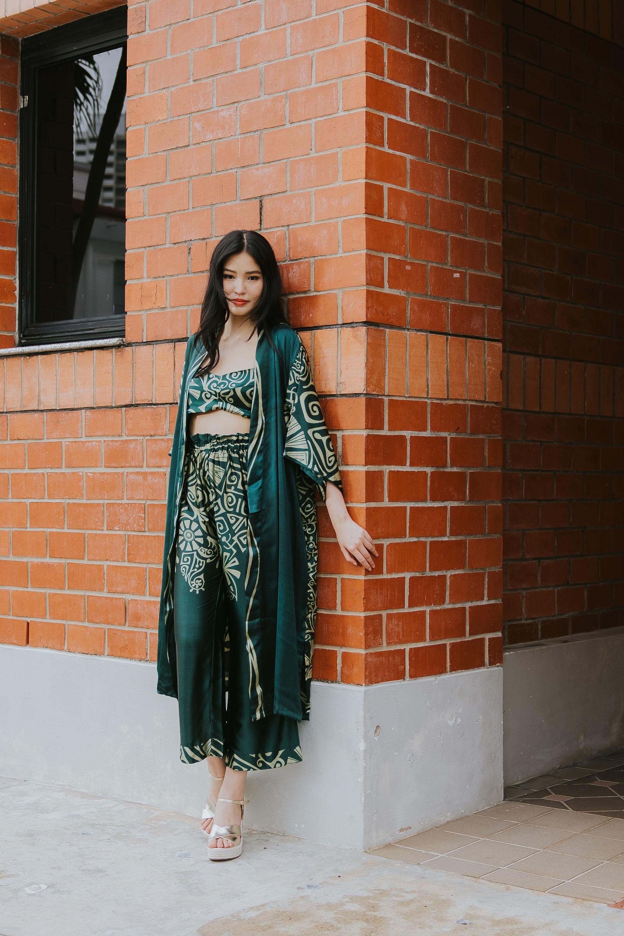 RAJA RANI | Modal Silk Long Kimono