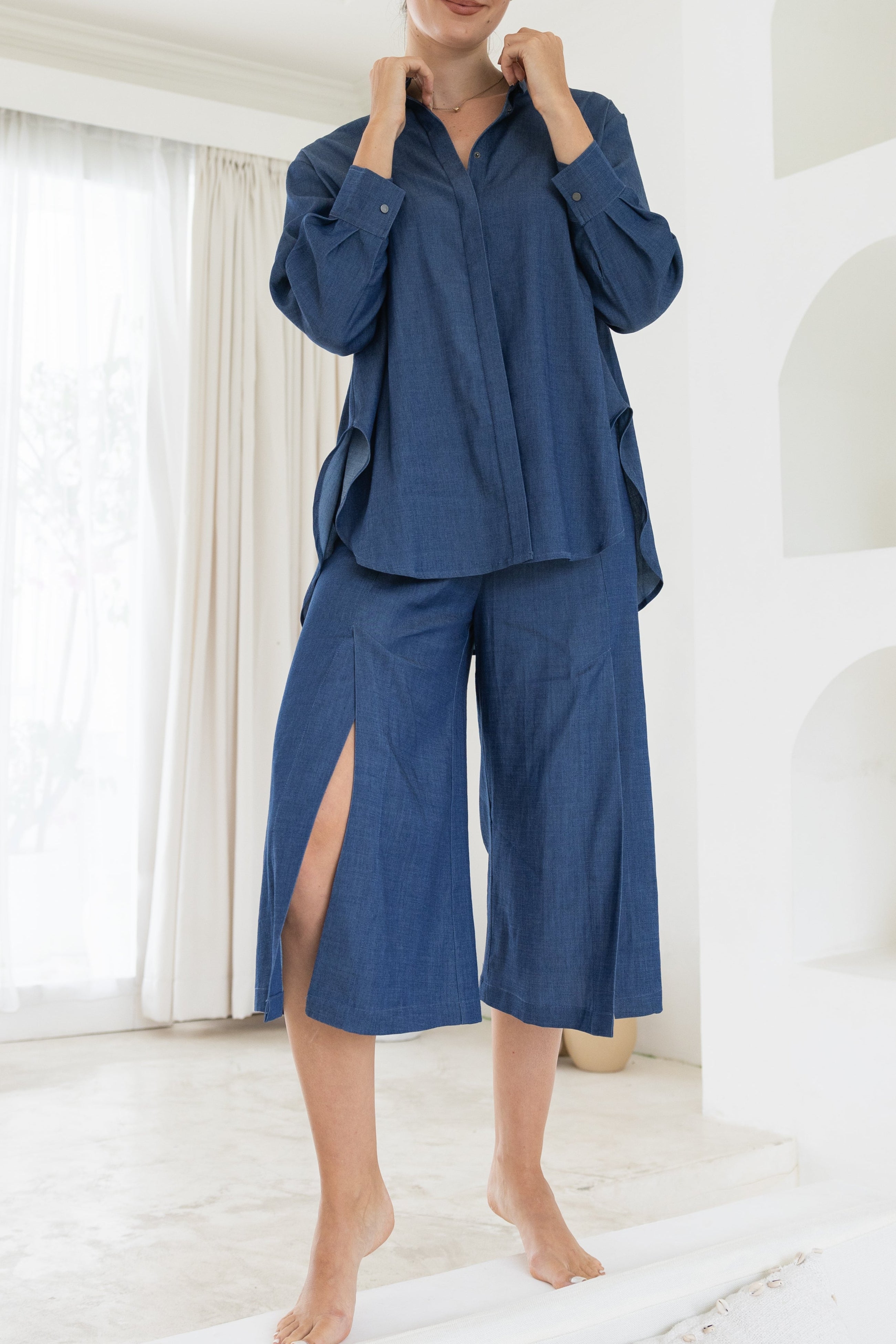 OLIVE BASICS | Delilah Expandable TENCEL™ Culottes