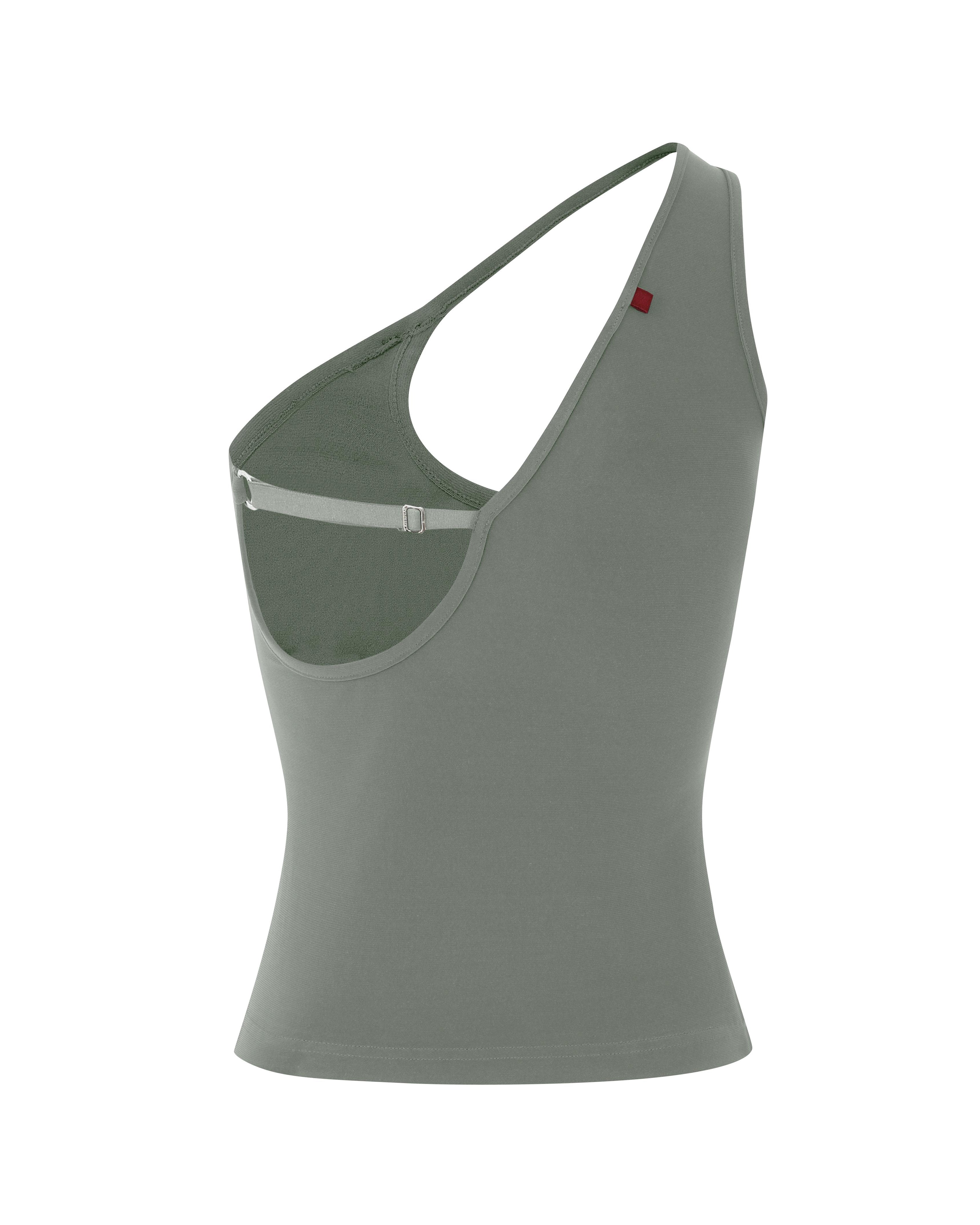 LAYERPLAN | Twila Gathered Stretch-Jersey Tank