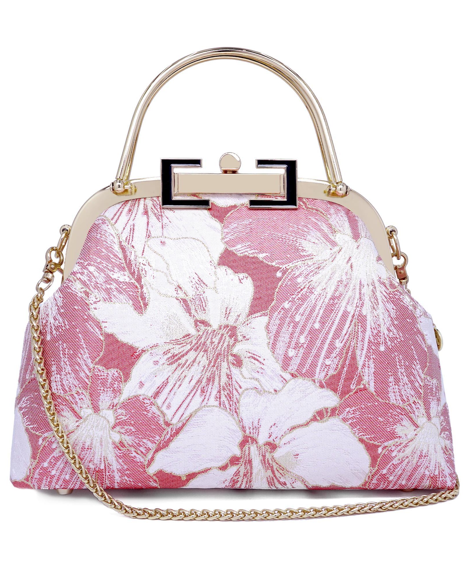 COCOONESE | Clasp Crossbody Bag - Gold Lily (PK)