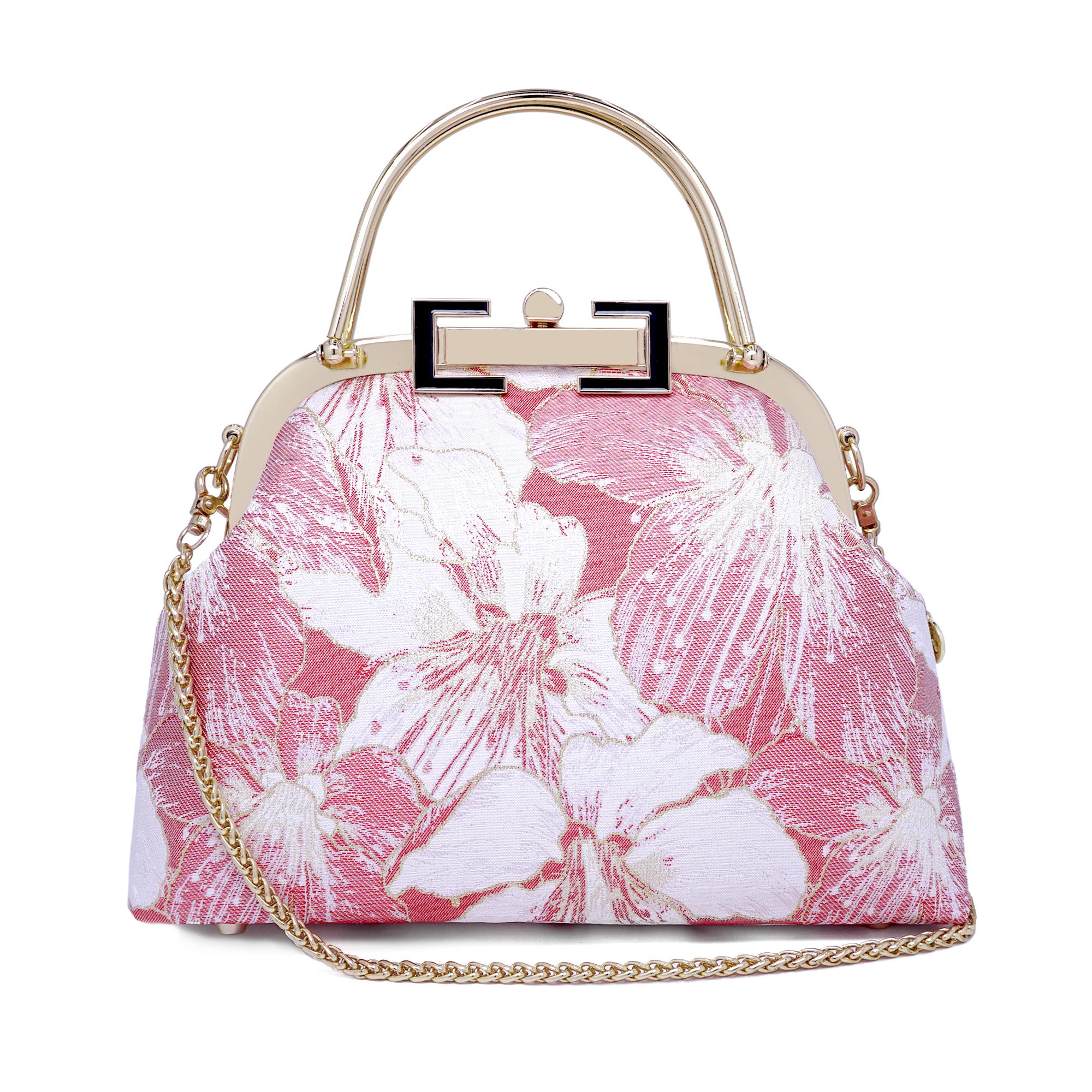 COCOONESE | Clasp Crossbody Bag - Gold Lily (PK)