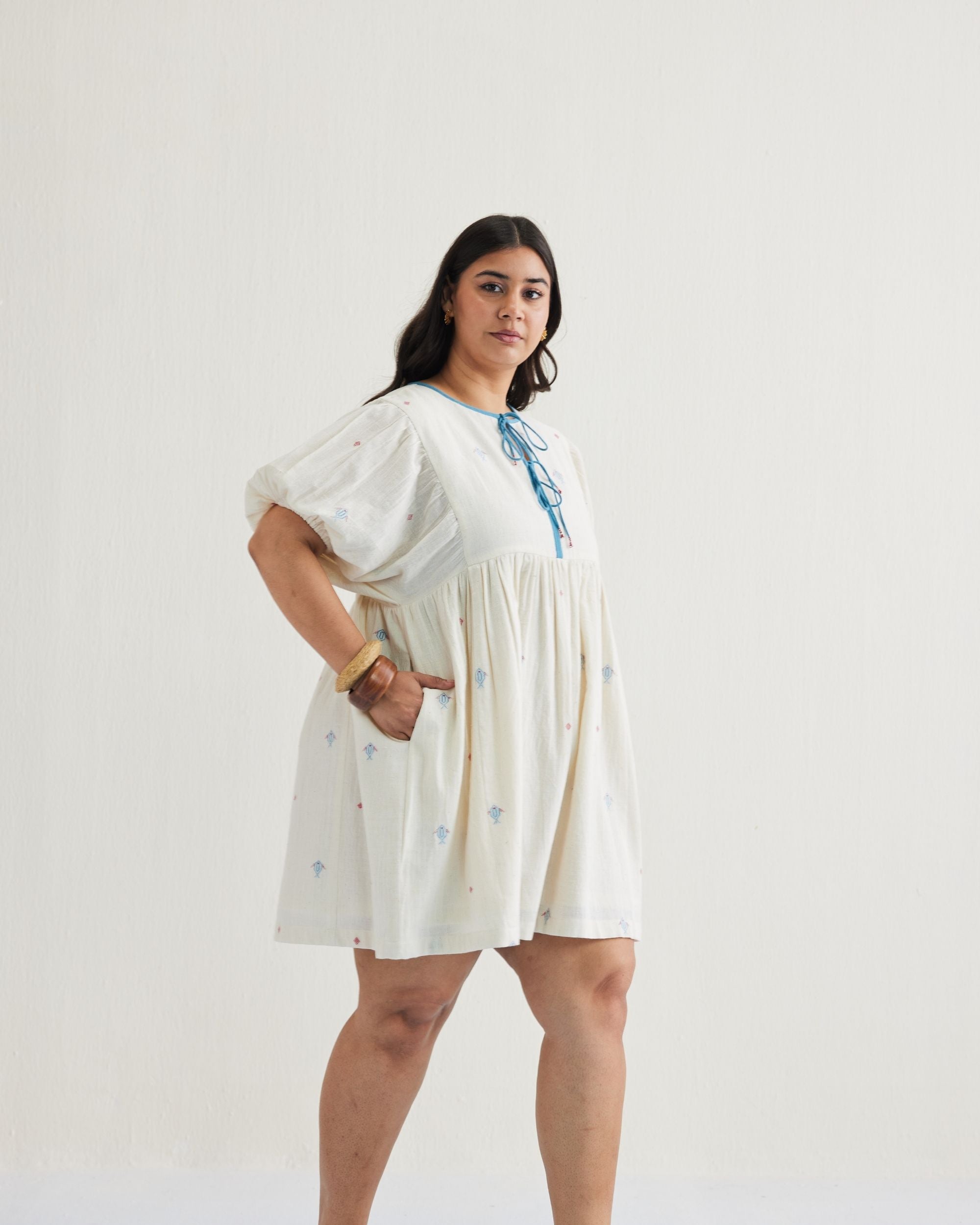 SUI | Swim Free Handwoven Kala Cotton Dress