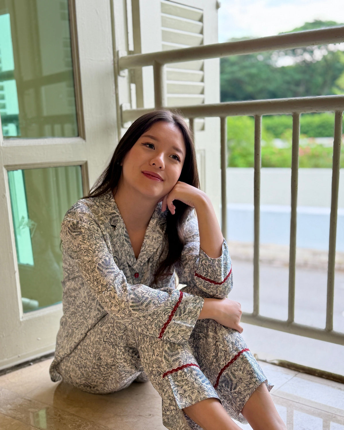 BELLS & BIRDS | Toile Rouge PJ Pants Set