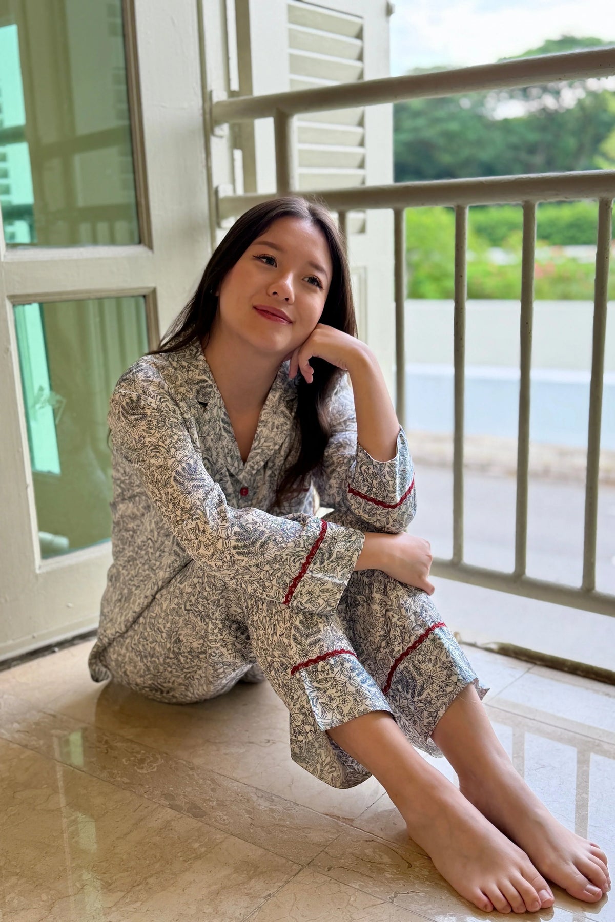 BELLS & BIRDS | Toile Rouge PJ Pants Set
