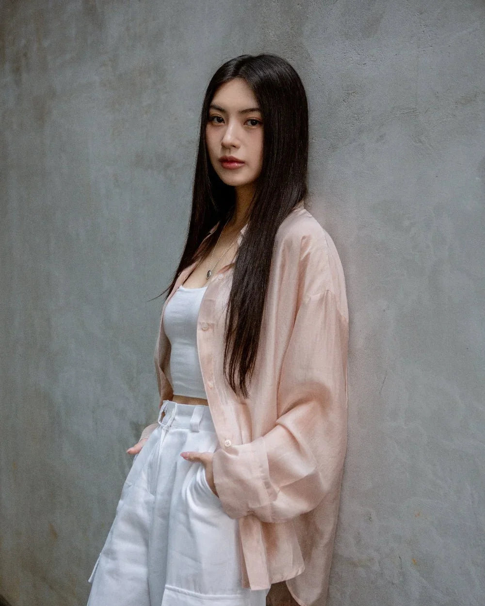 SAERO COLLECTIVE | Tencel Top | White