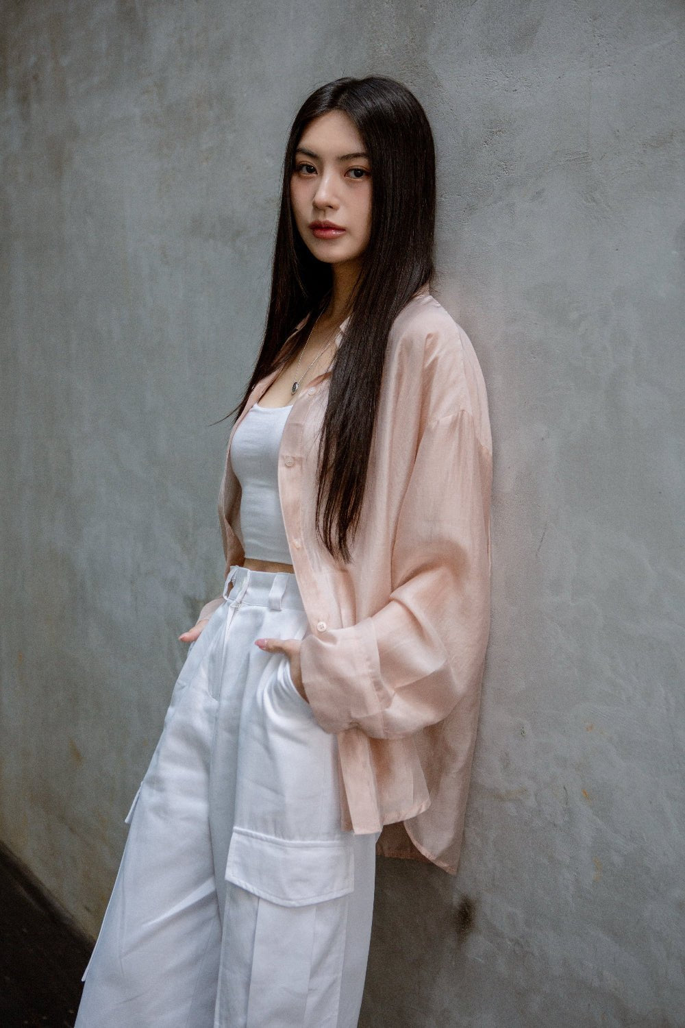 SAERO COLLECTIVE | Tencel Top | White