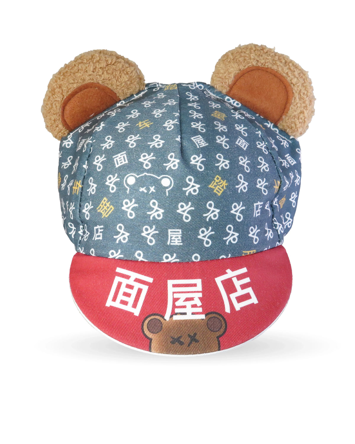 EXTRA NOODLE | EXTRA NOODLES x TAKACHYA Monogram Cycling Cap Bear Ears (Pre-Order)