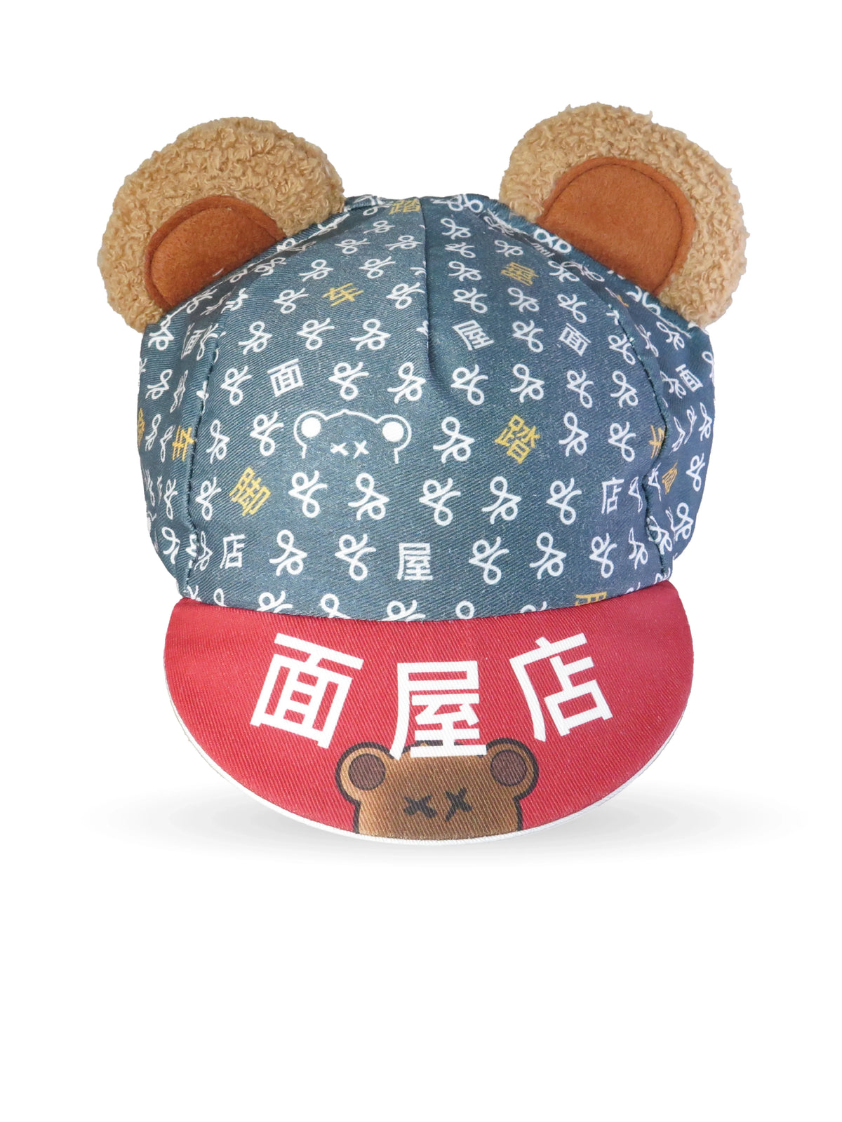 EXTRA NOODLE | EXTRA NOODLES x TAKACHYA Monogram Cycling Cap Bear Ears (Pre-Order)