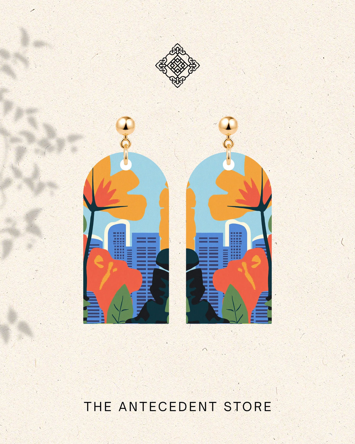 THE ANTECEDENT STORE | Singapore Skyline Earrings | Island Colours Series No. 02