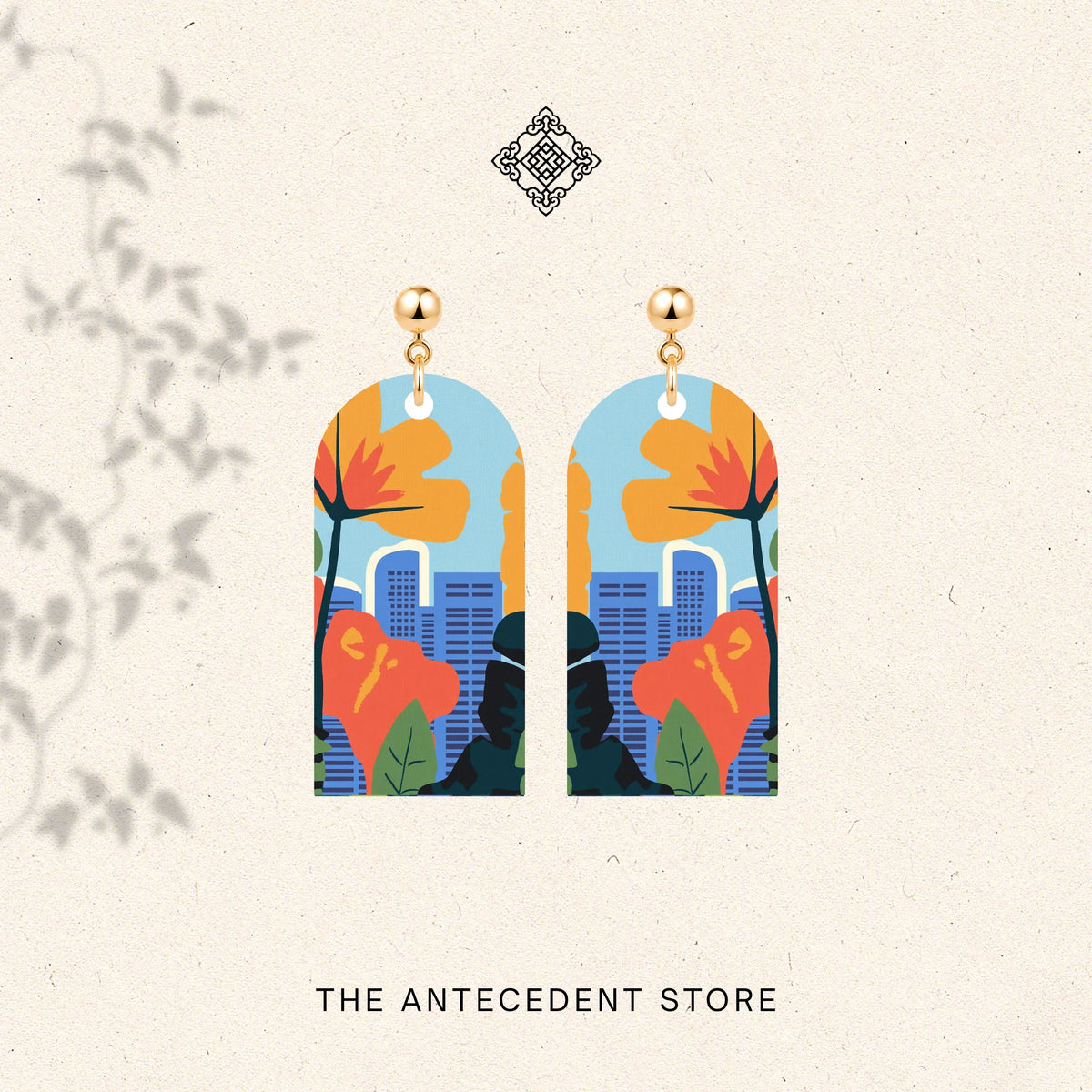 THE ANTECEDENT STORE | Singapore Skyline Earrings | Island Colours Series No. 02