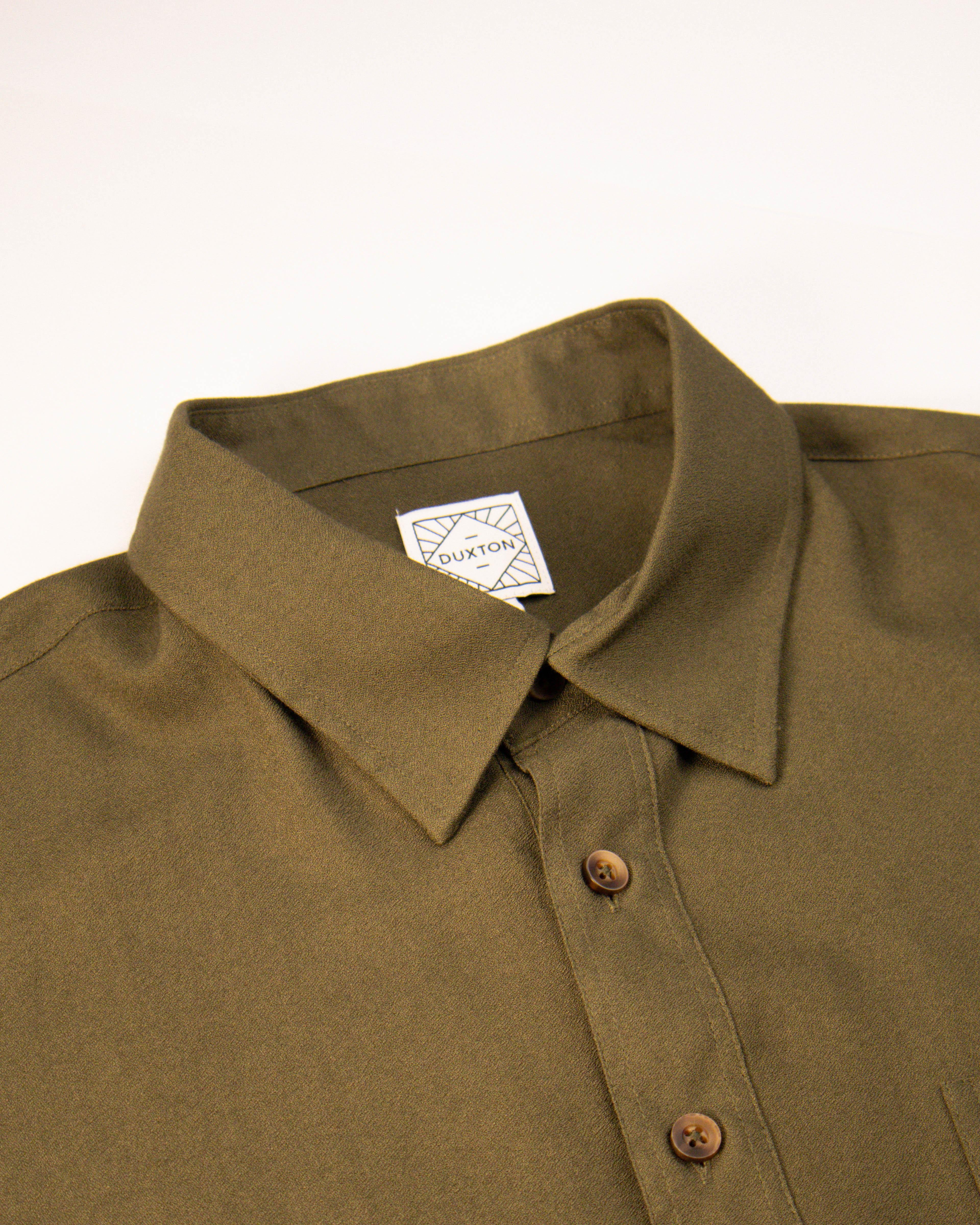 DUXTON | Relaxed Fit Popover Shirt - Classic Rayon