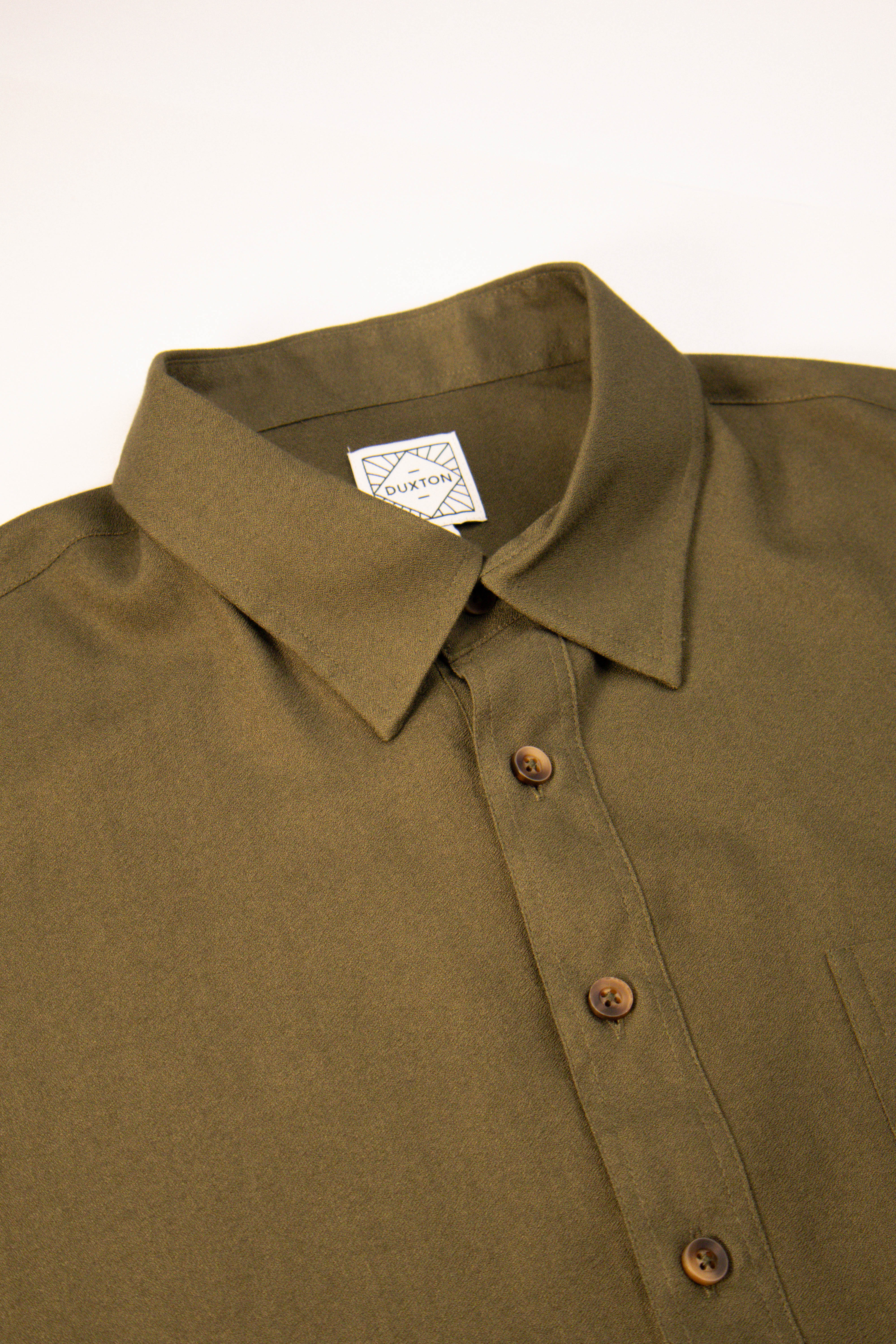 DUXTON | Relaxed Fit Popover Shirt - Classic Rayon