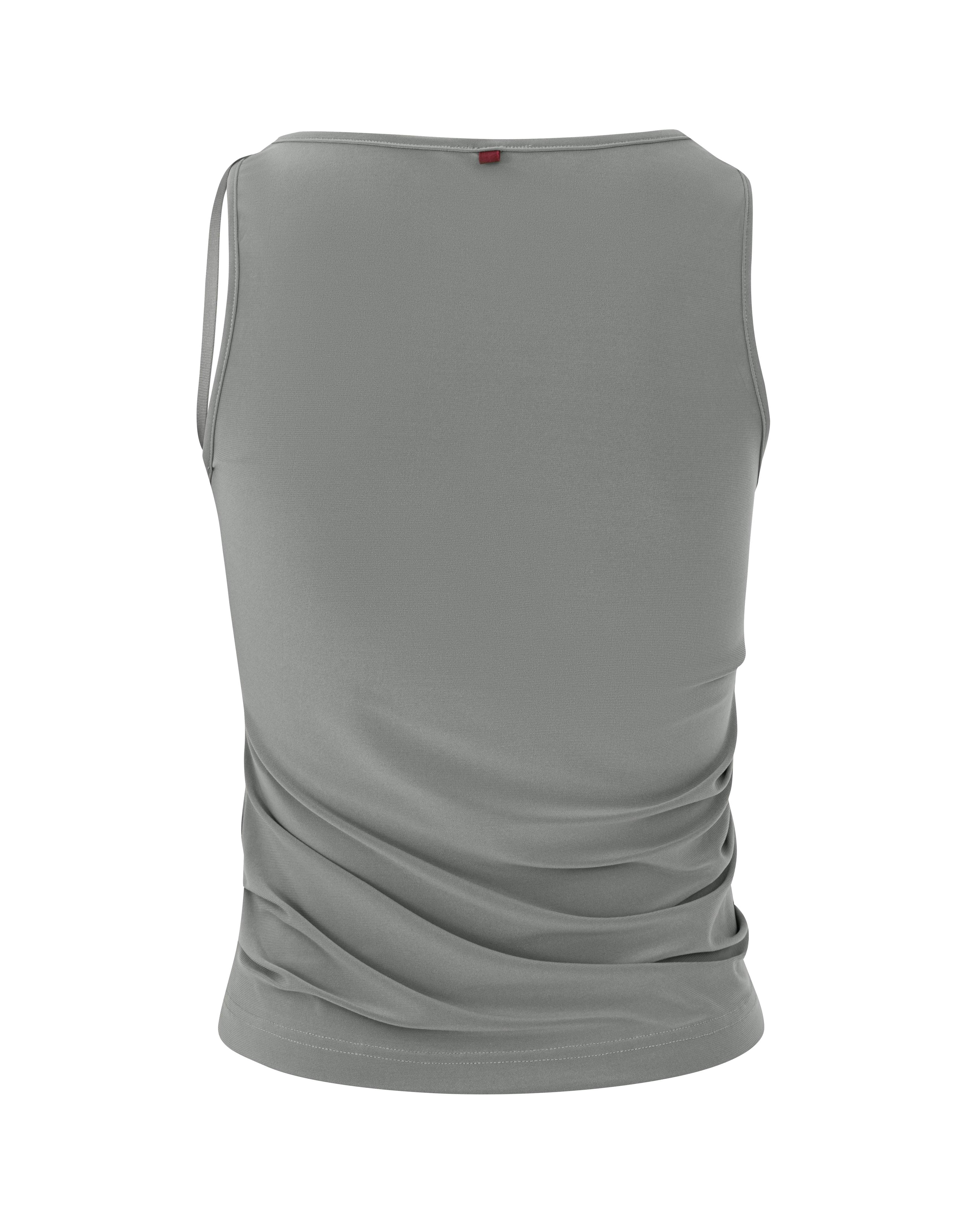 LAYERPLAN | Viva Gathered Stretch-Jersey Tank