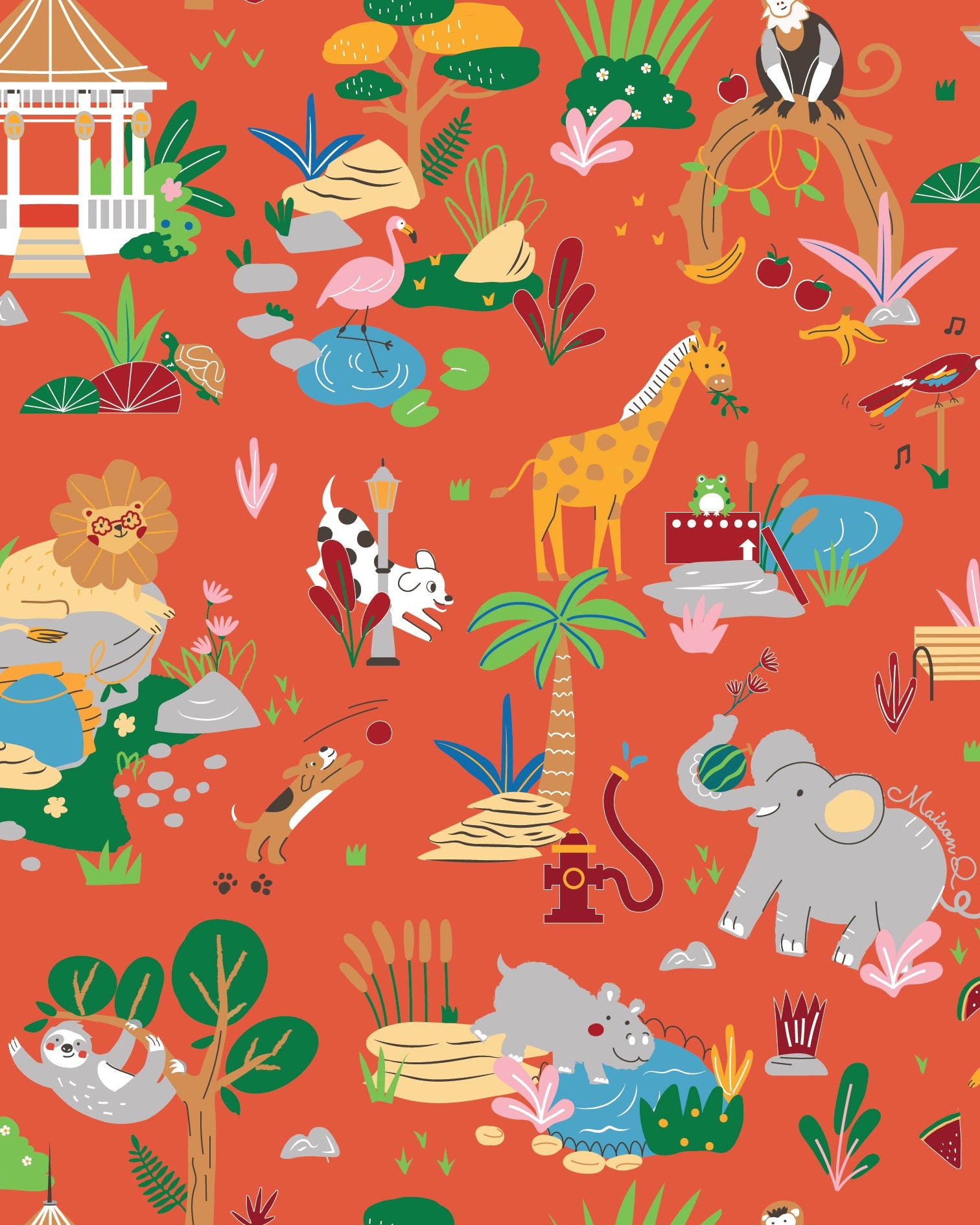 MAISON Q | Zoophoria Reversible Shirt