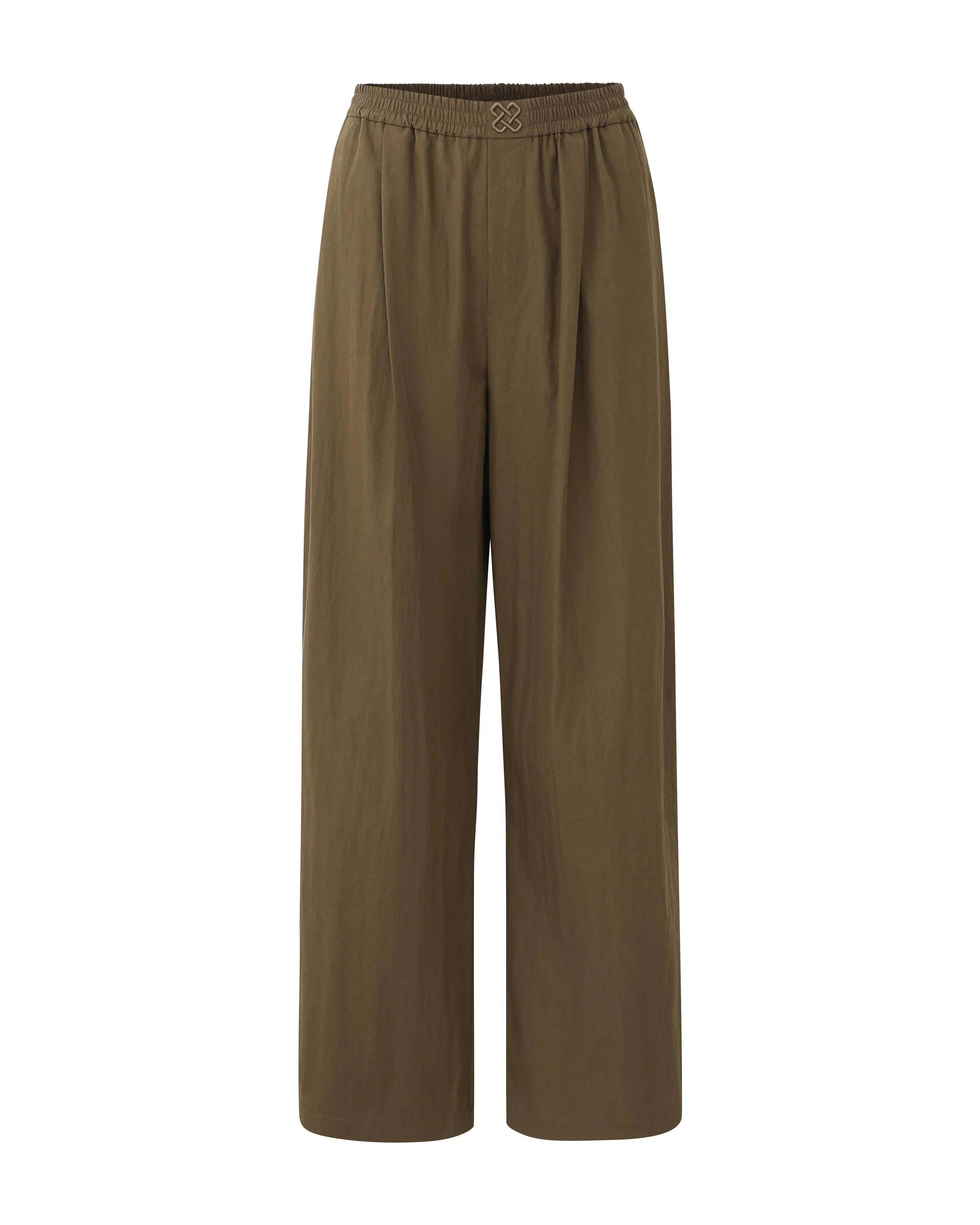LAYERPLAN | Embroidered Wide-Leg Pants Co-Ord