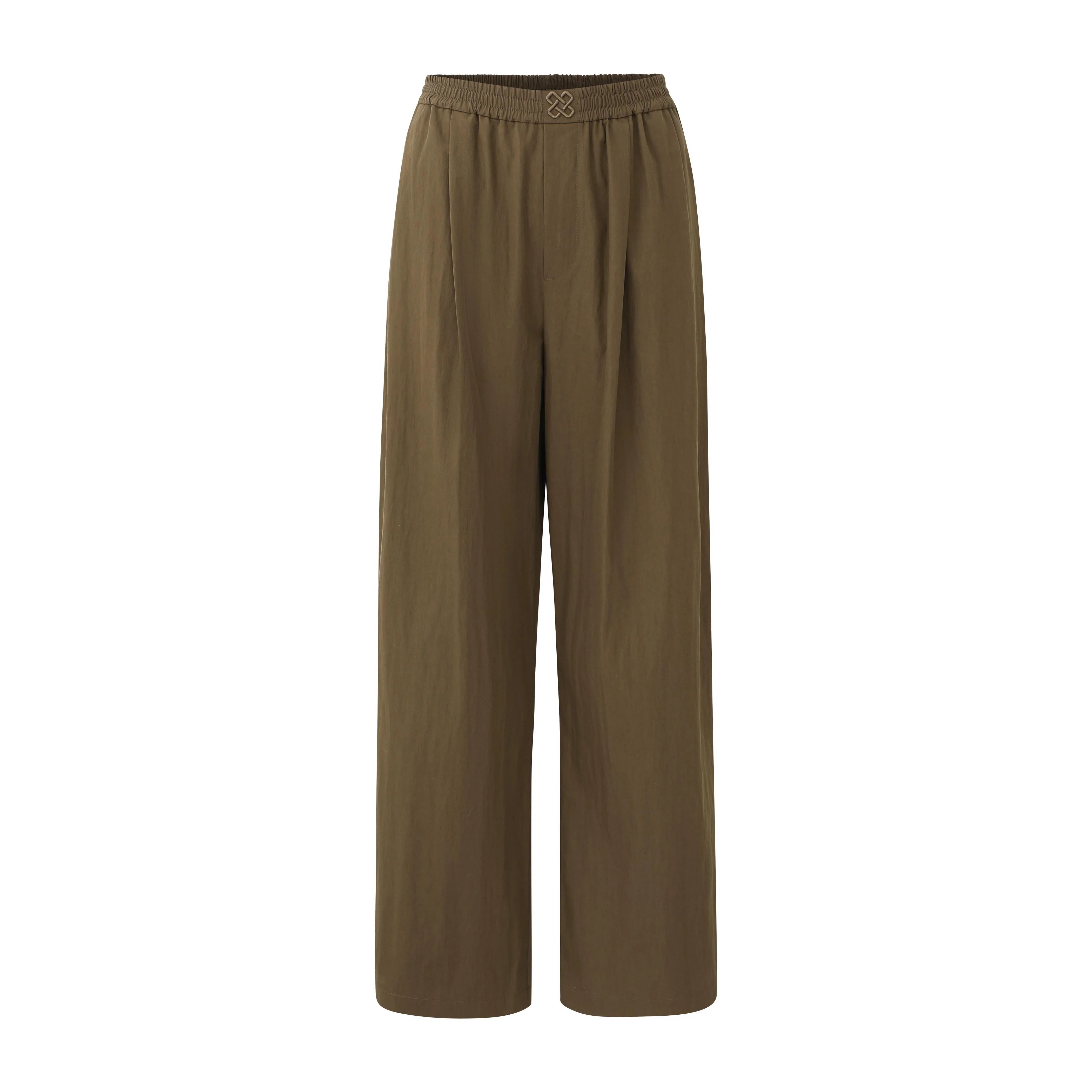 LAYERPLAN | Embroidered Wide-Leg Pants Co-Ord