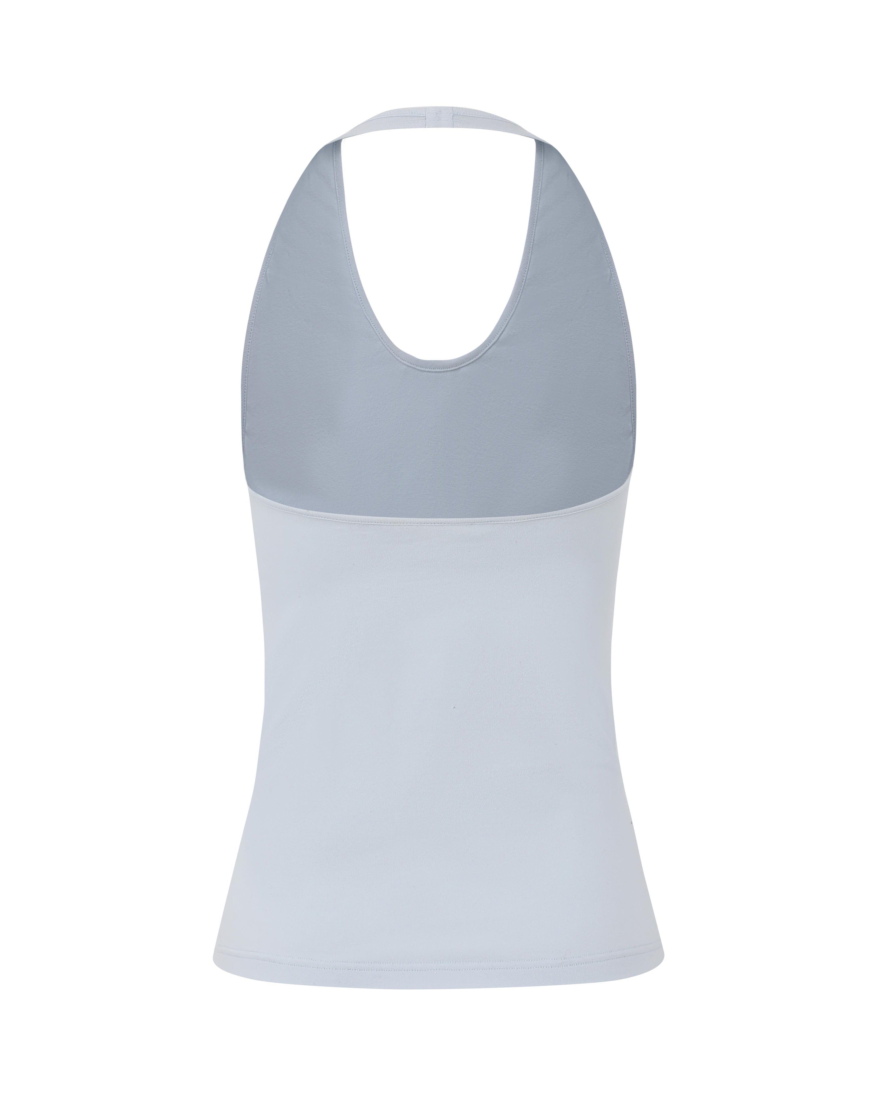 LAYERPLAN | Cotton Stretch Sana Halter Tank Top