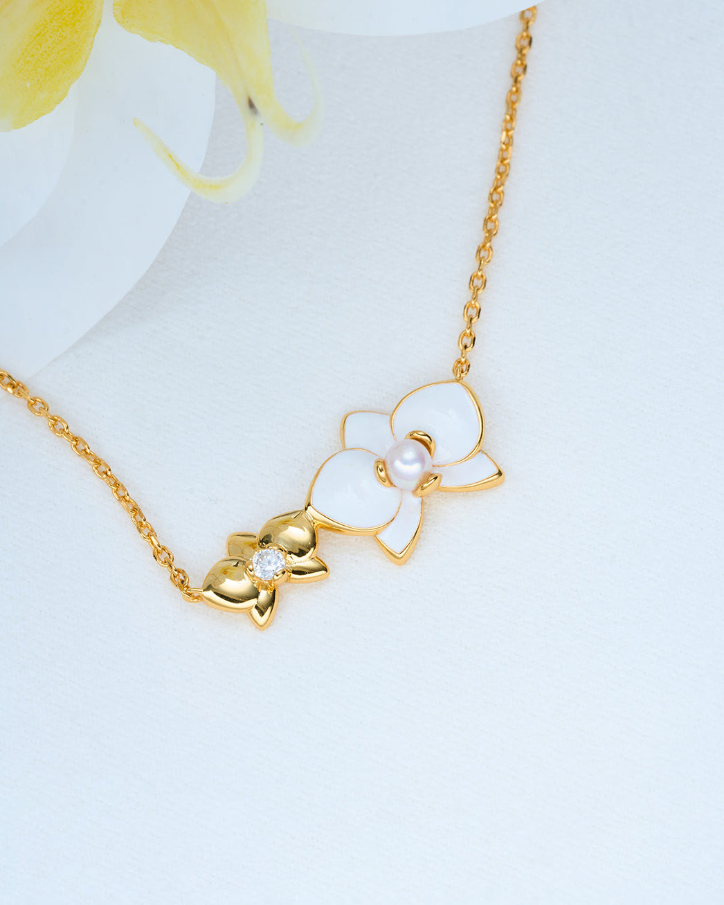 PEARLY LUSTRE | Top Grade Freshwater Pearl Necklace WN00688 | ORCHID