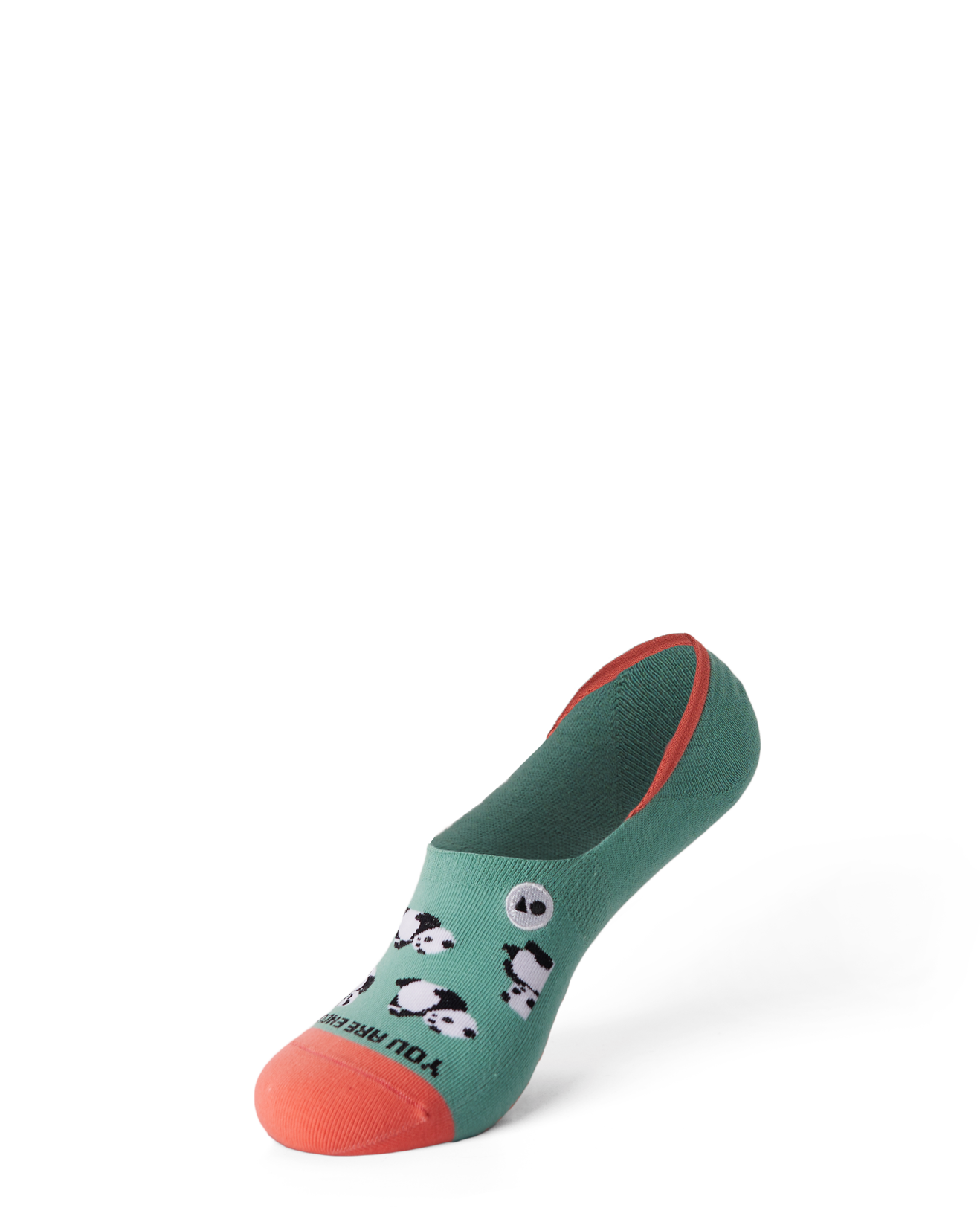 TALKING TOES | Positive Panda No-Show Sock