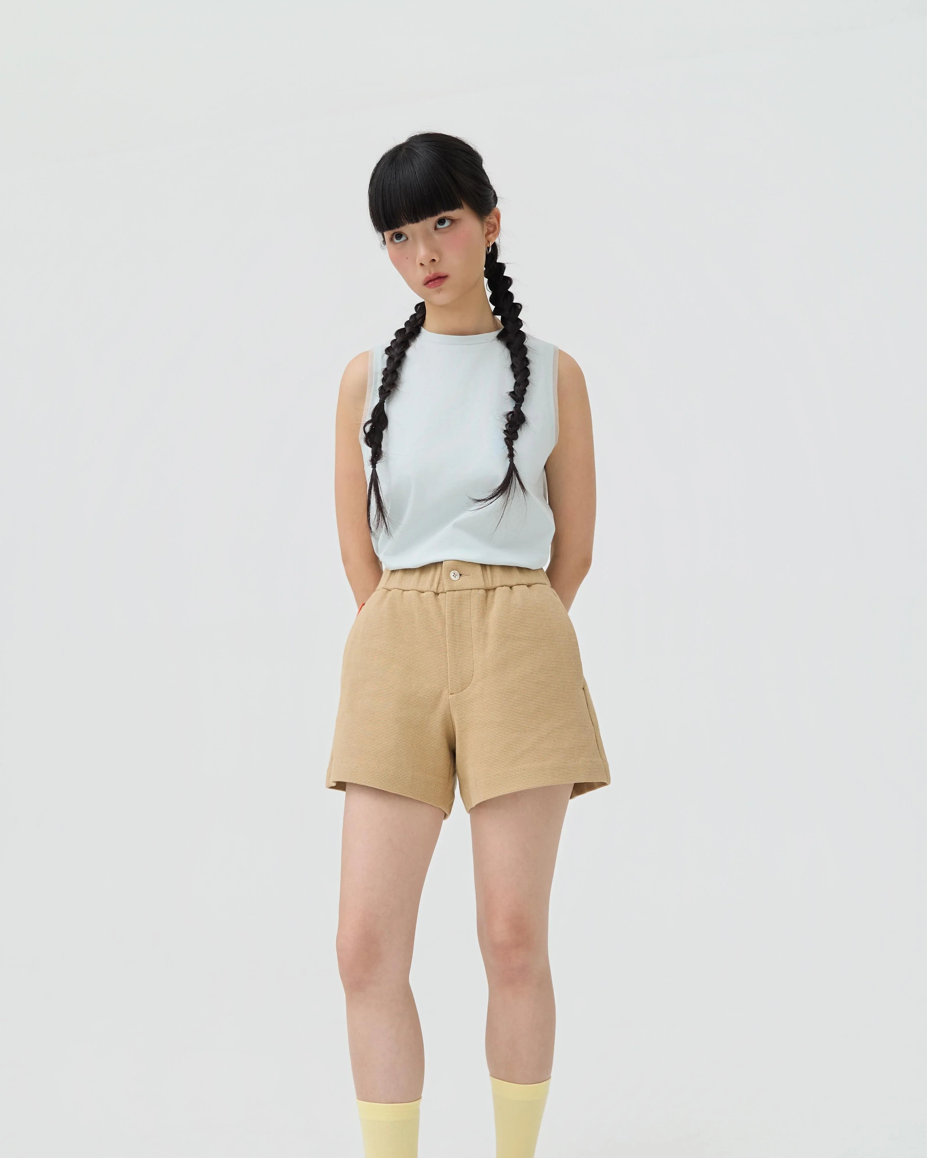 3EIGHTH | Kumo Muscle Tank | Stone Blue