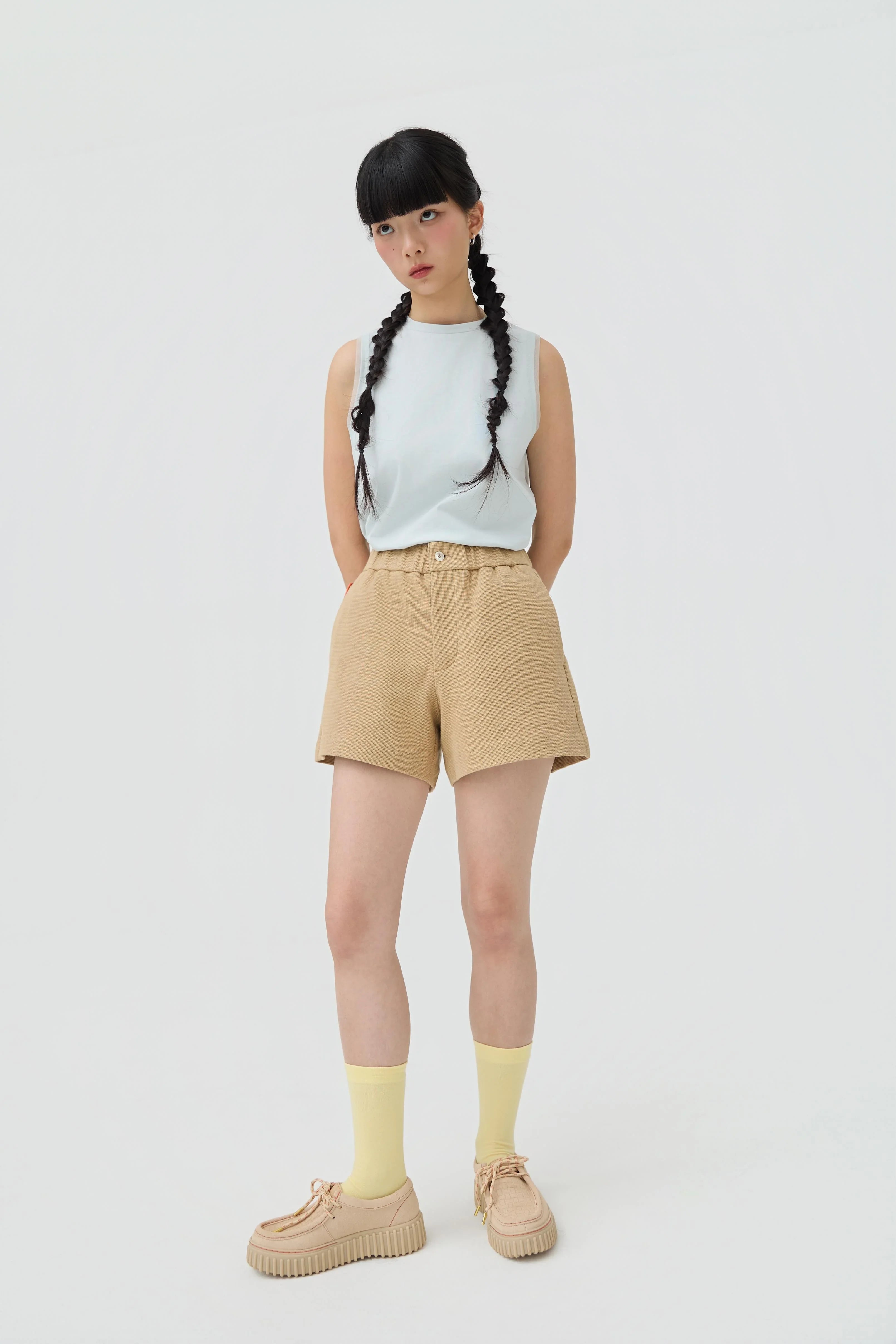 3EIGHTH | Kumo Muscle Tank | Stone Blue