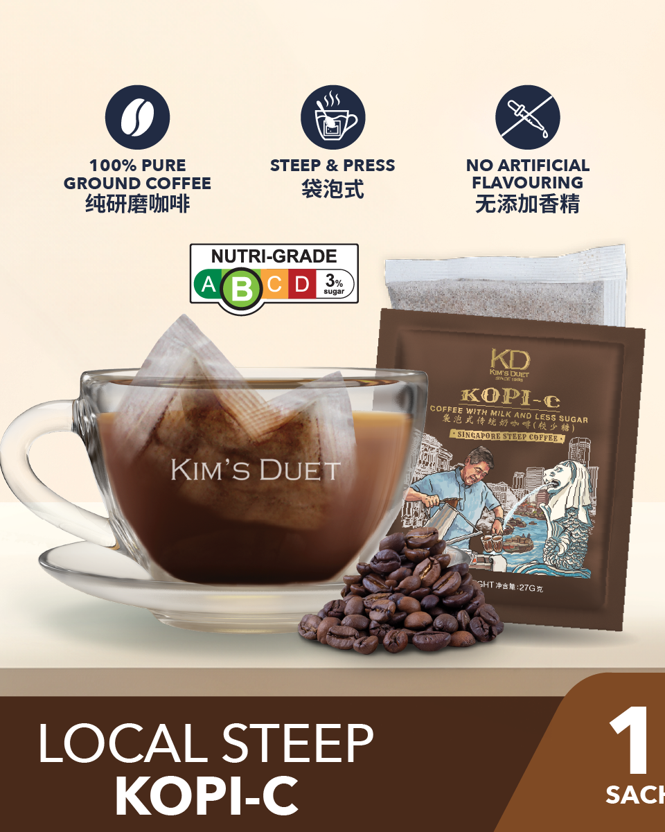 KIM'S DUET | Kopi-C (Coffee With Milk & Less Sugar)