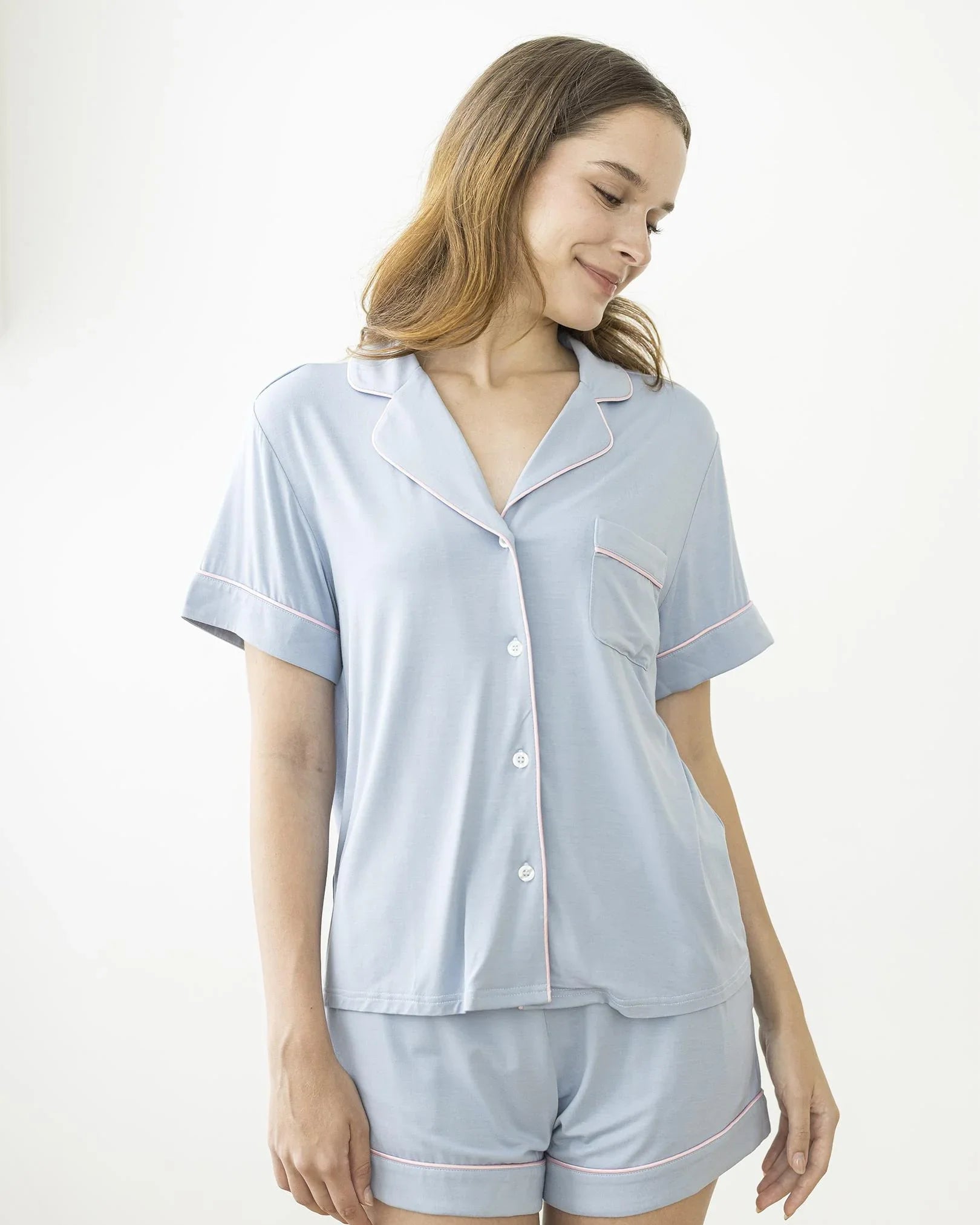 SELENIGHT CO | Signature Pyjamas Set | Blue Stripes