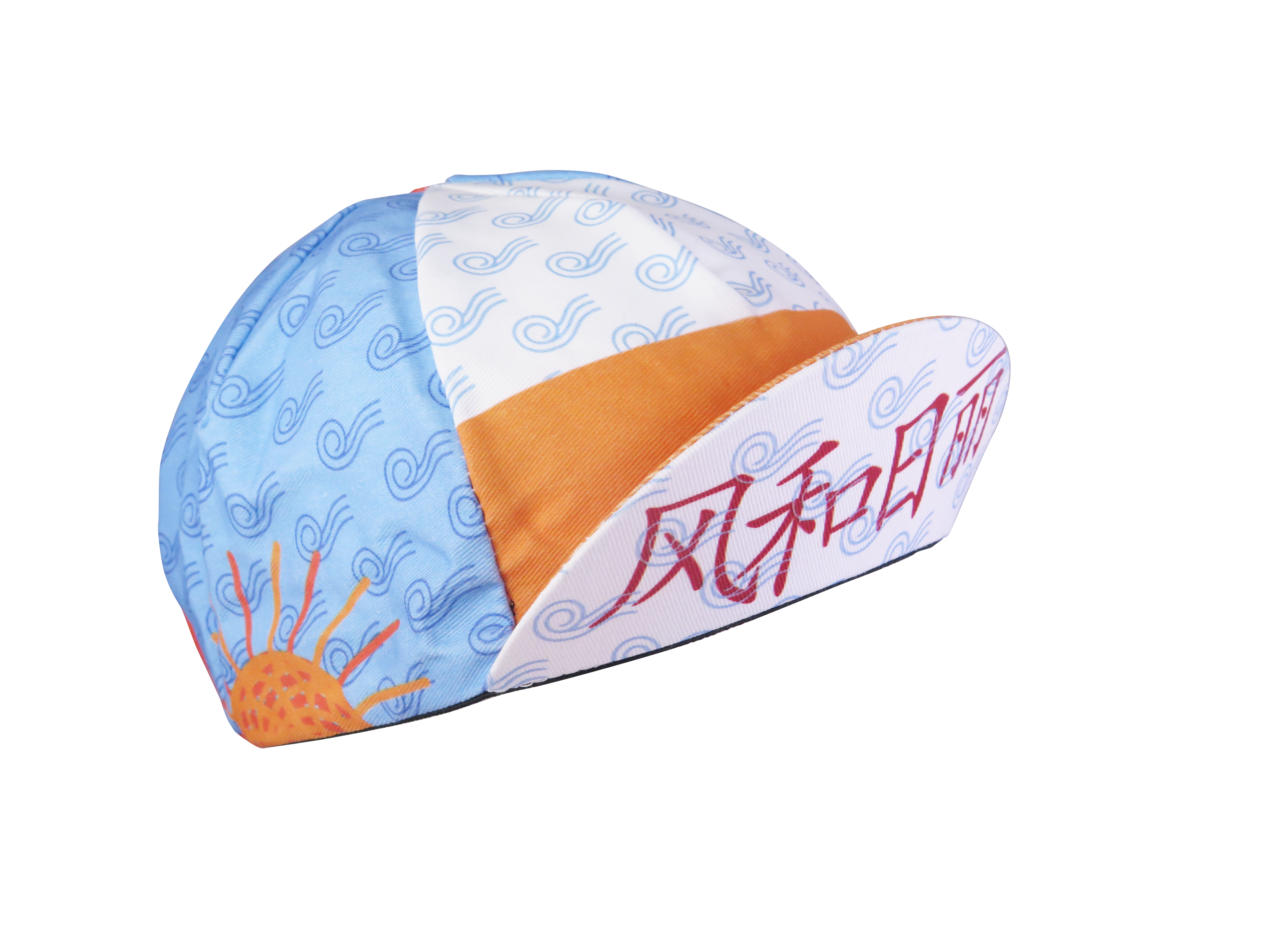 A DESIGN BY TAKACHYA | Cycling Cap - Chinese Idioms Nice Sun and Wind