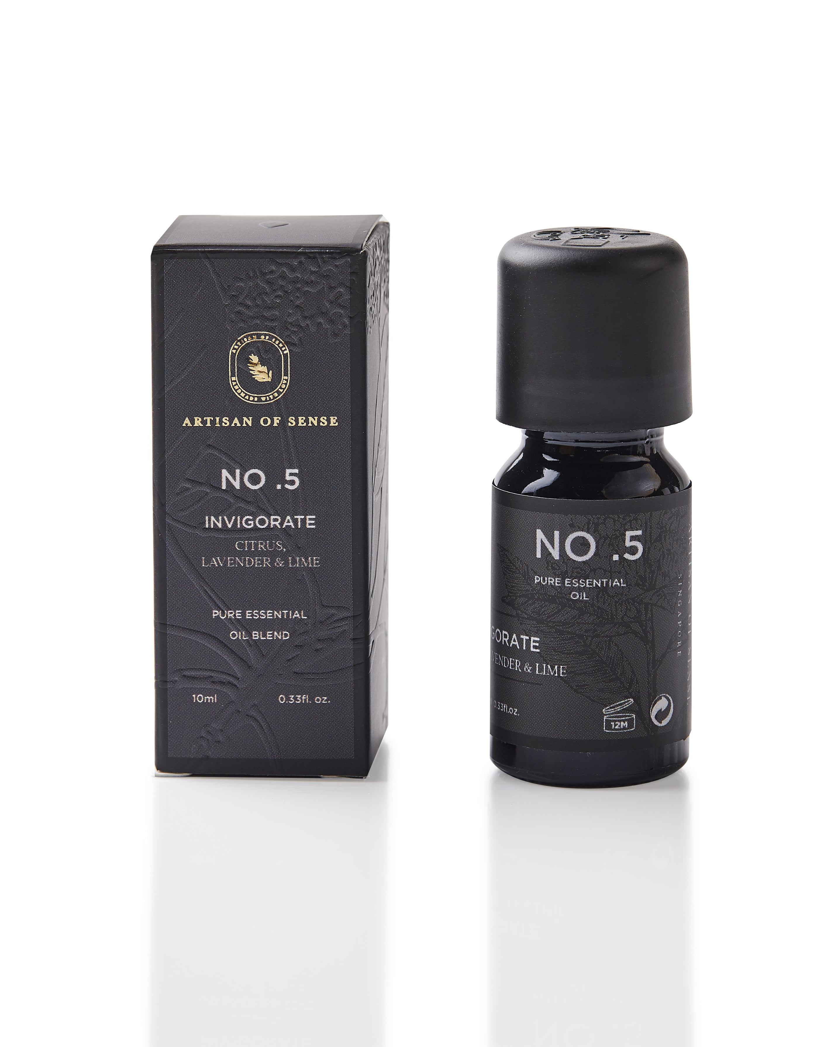 ARTISAN OF SENSE | No.5 Invigorate Essential Oil Blend | Lavender Eucalyptus & Sage