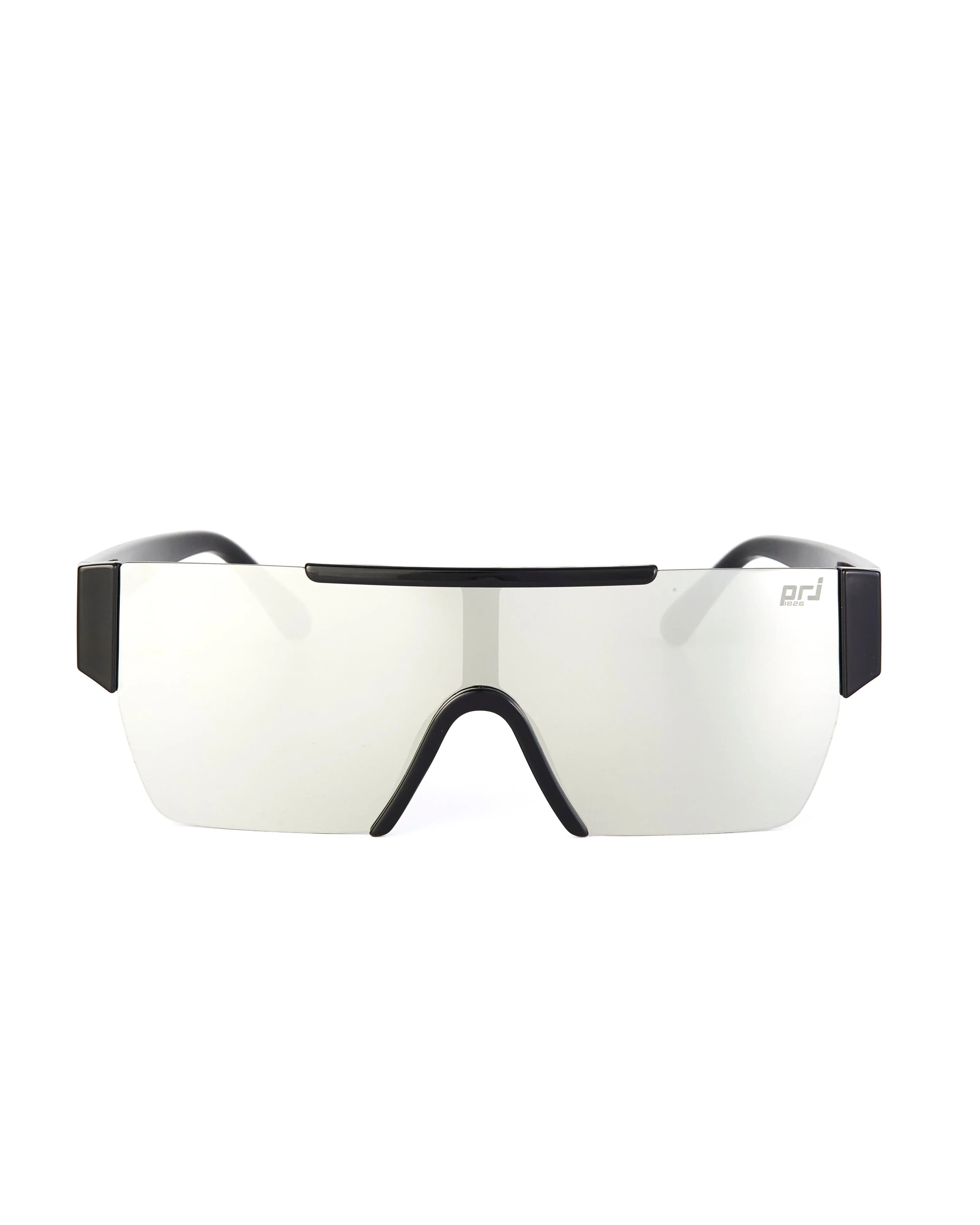 PROJECTWEAR | Edgerton Futuristic Sunglasses Black/Silver