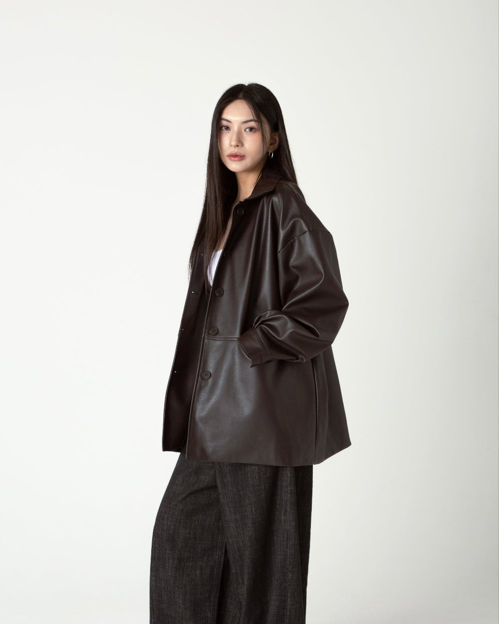 SAERO COLLECTIVE | Gajuk Oversized Jacket | Obsidian Brown