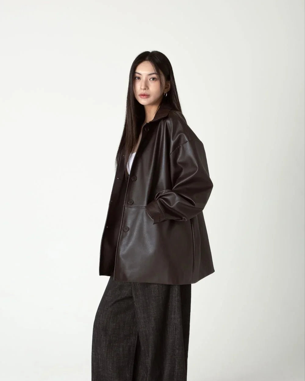 SAERO COLLECTIVE | Gajuk Oversized Jacket | Obsidian Brown