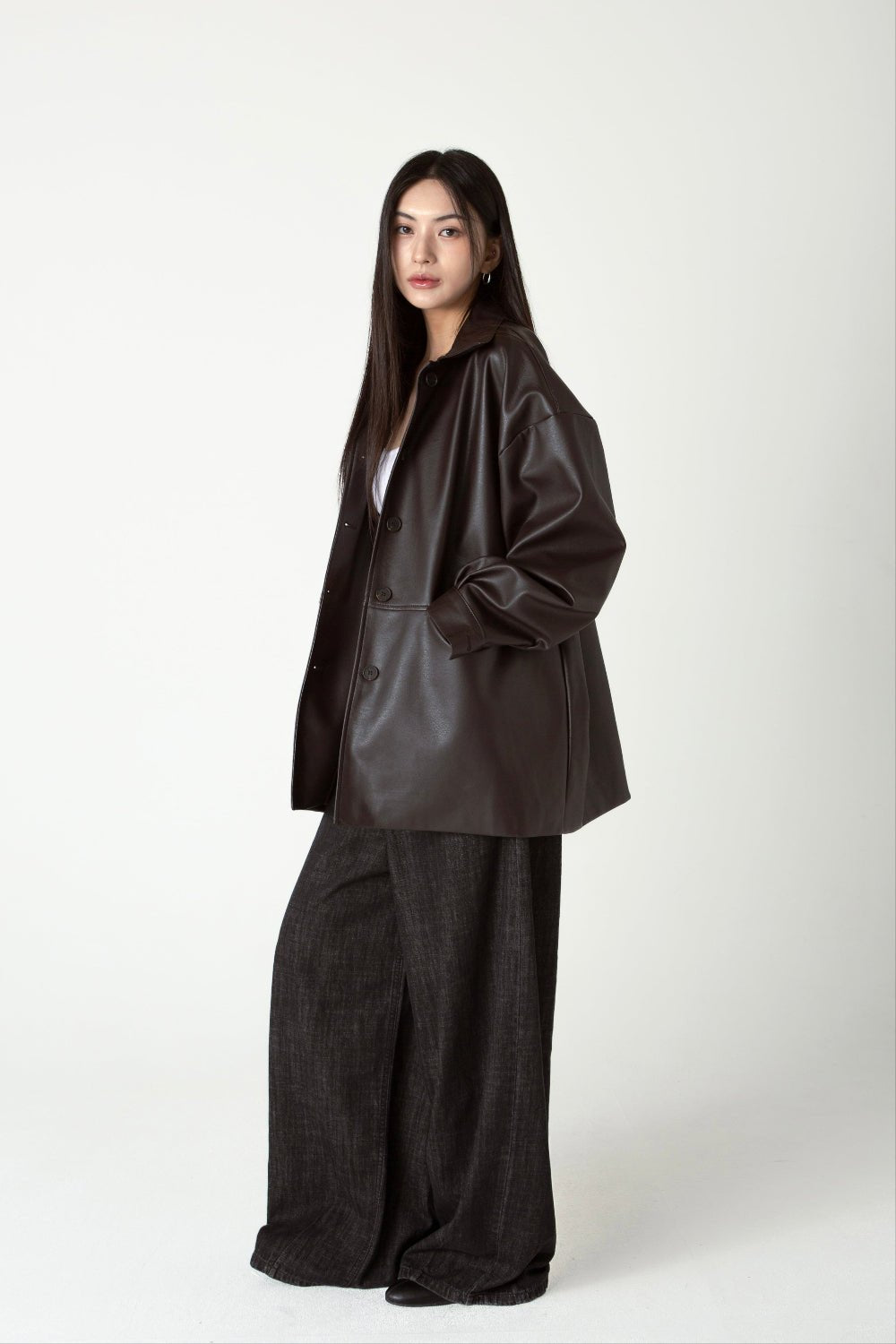 SAERO COLLECTIVE | Gajuk Oversized Jacket | Obsidian Brown
