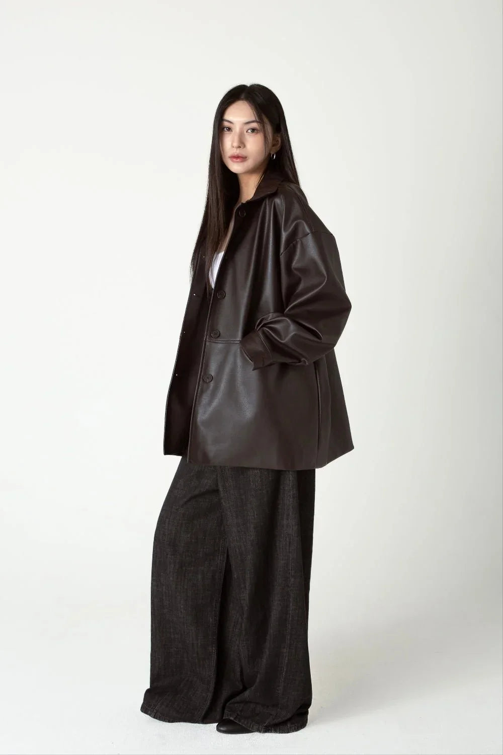 SAERO COLLECTIVE | Gajuk Oversized Jacket | Obsidian Brown