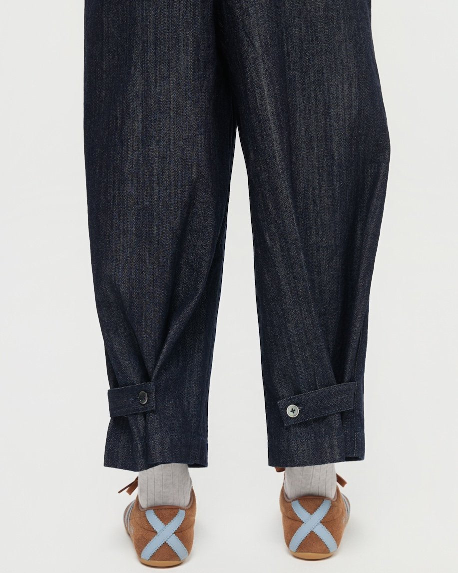 3EIGHTH | Barun Trousers in Slub Denim by Kaihara Japan