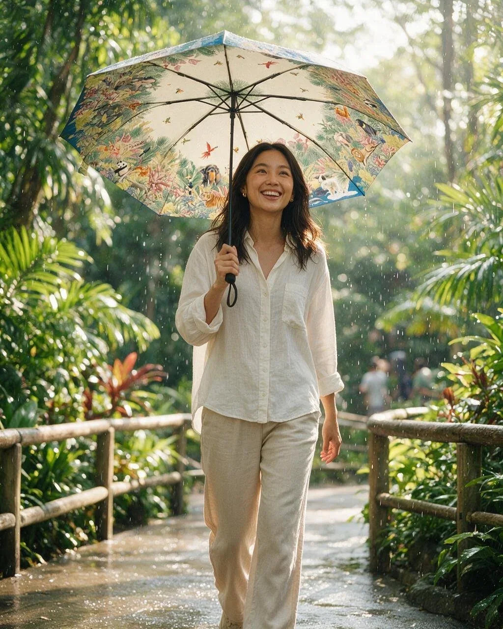 MANDAI WILDLIFE GROUP | MANDAI x SINGLAPA | A-Z Foldable Umbrella