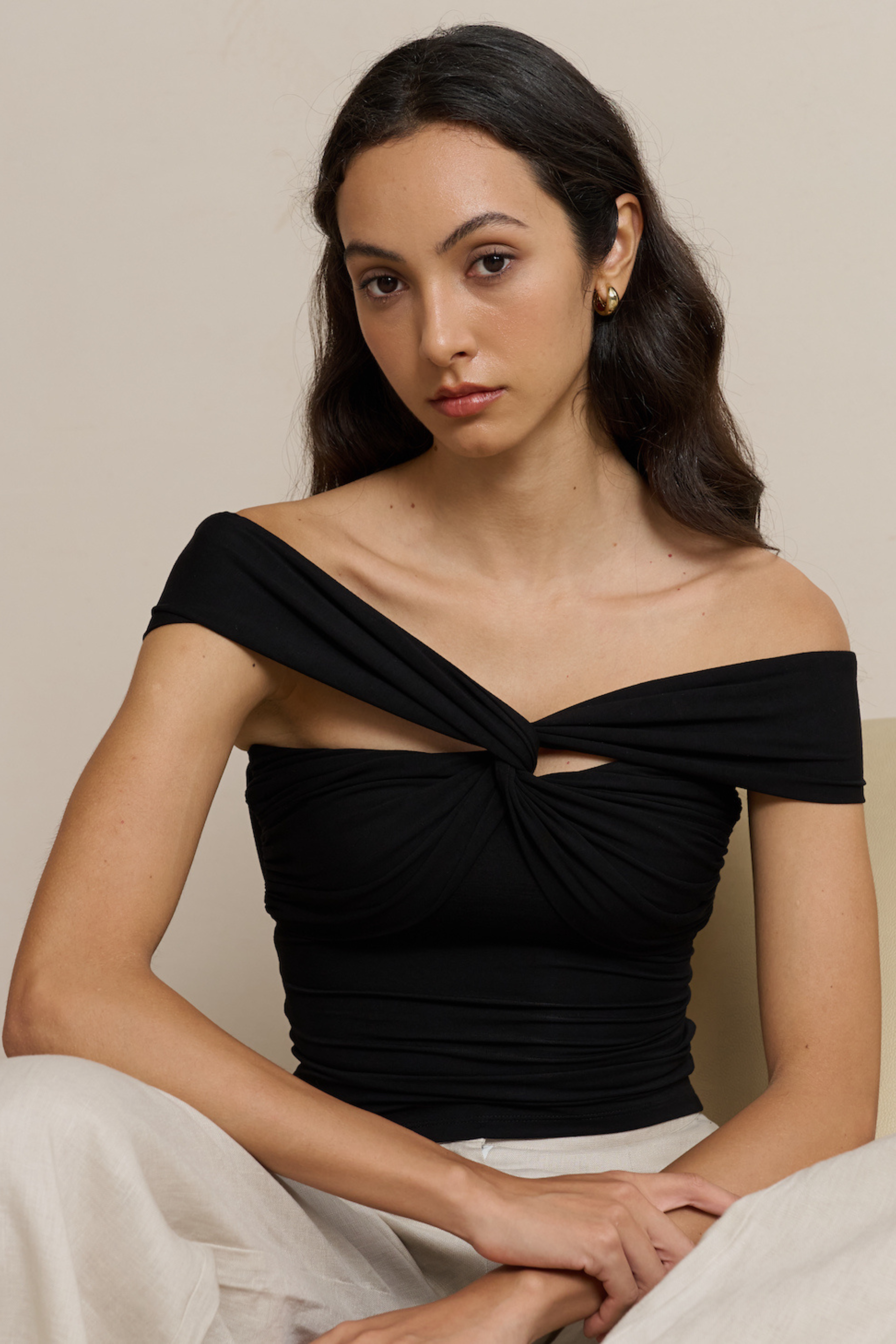 EMVY | Vera Padded Top - Black