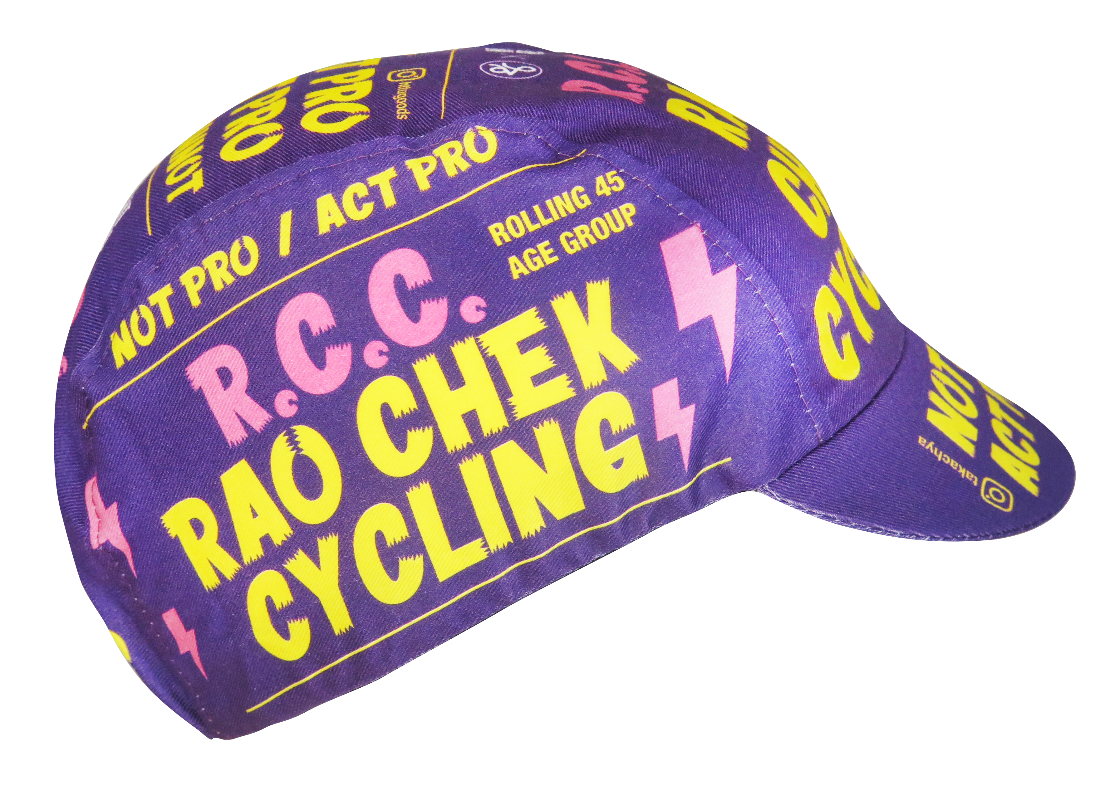 A DESIGN BY TAKACHYA | TKC X HTFU - RAO CHEK CYCLING | YELLOW, PURPLE, RED