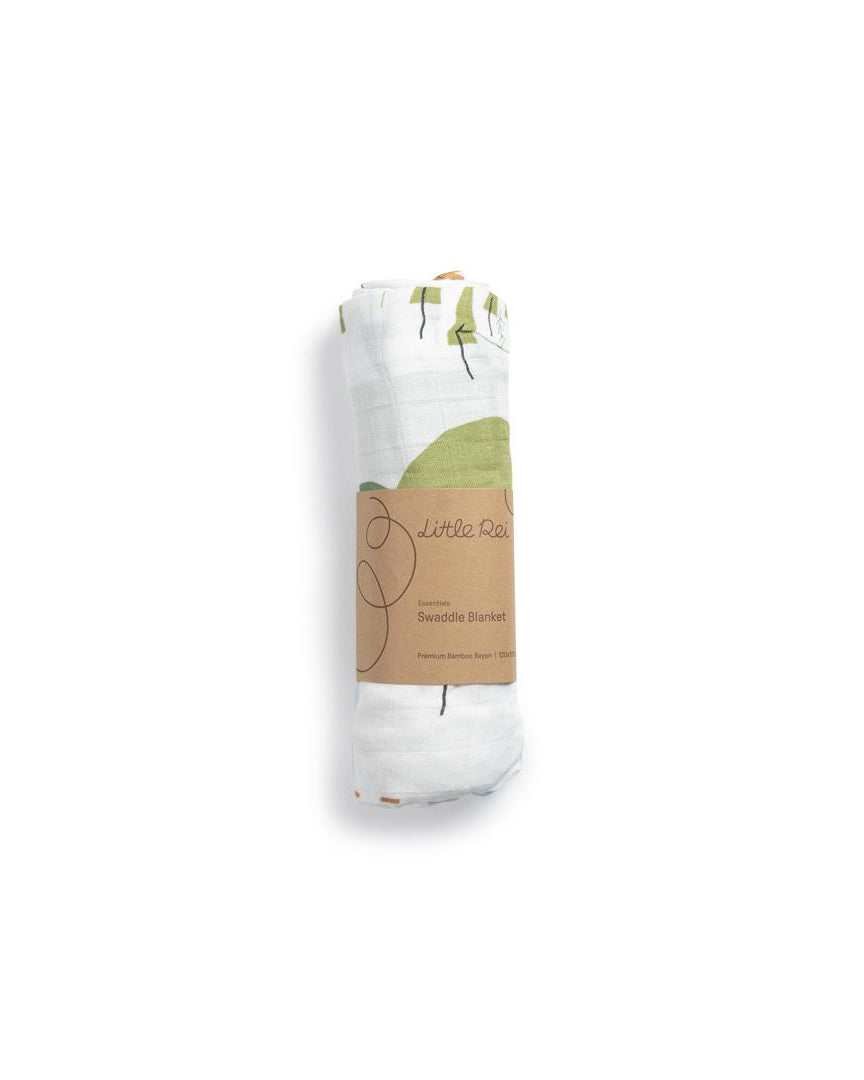 LITTLE REI | Bamboo Swaddle Single (Printed)